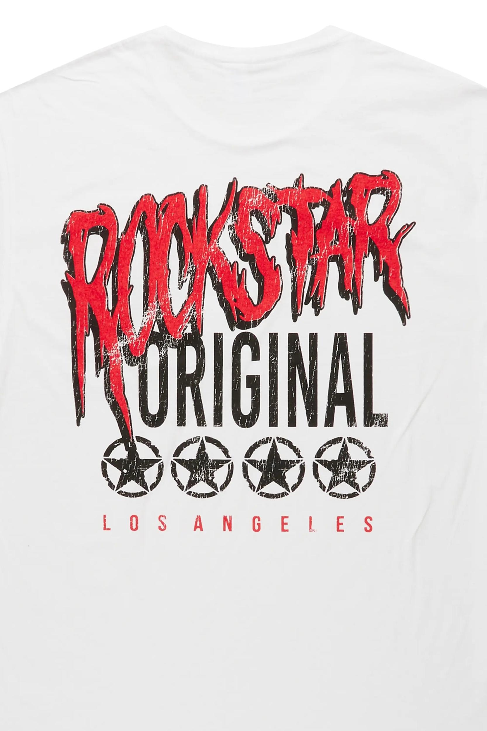 Wizzurd White Graphic T-Shirt Male Product Image