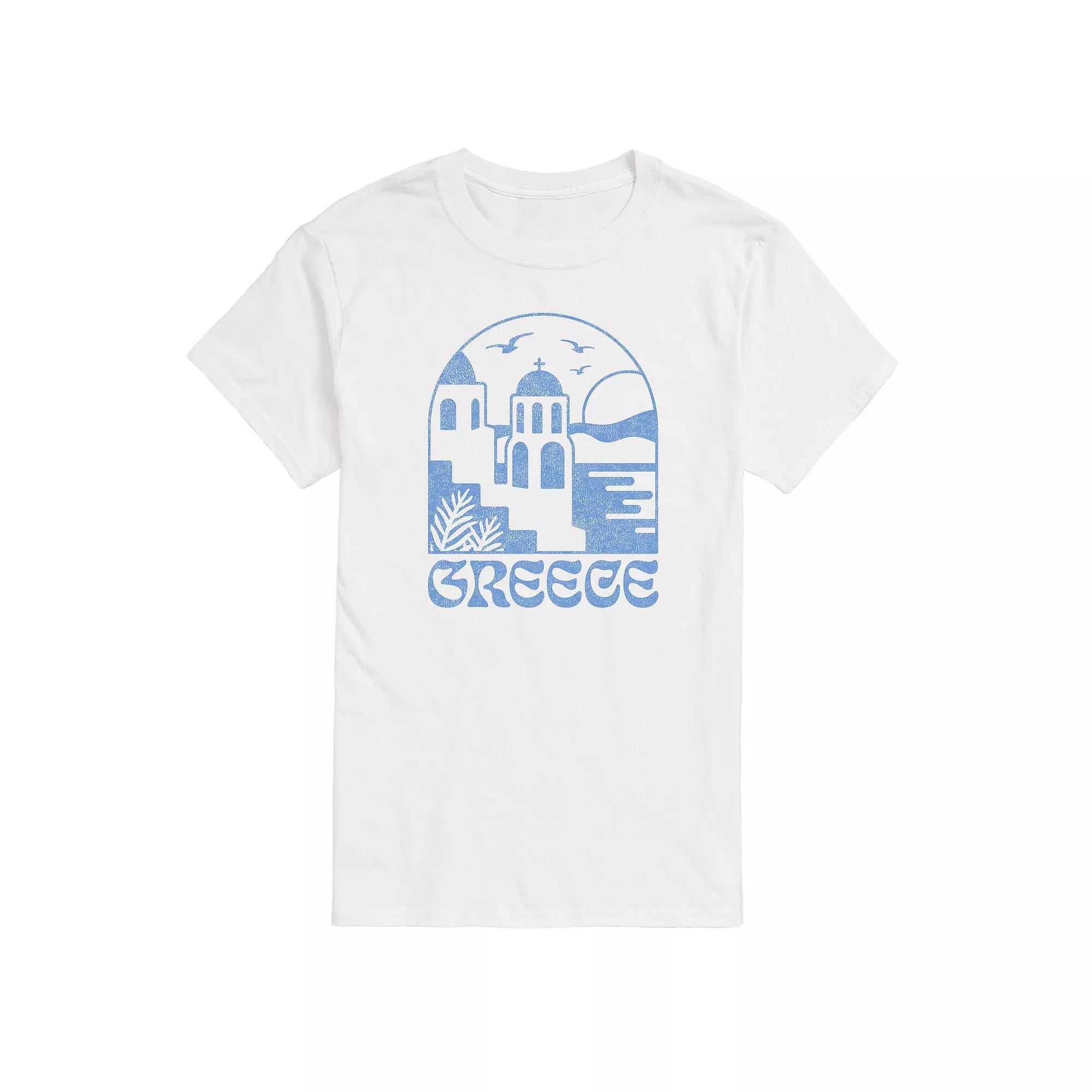 Big & Tall Greece Graphic Tee., Men's,  Product Image
