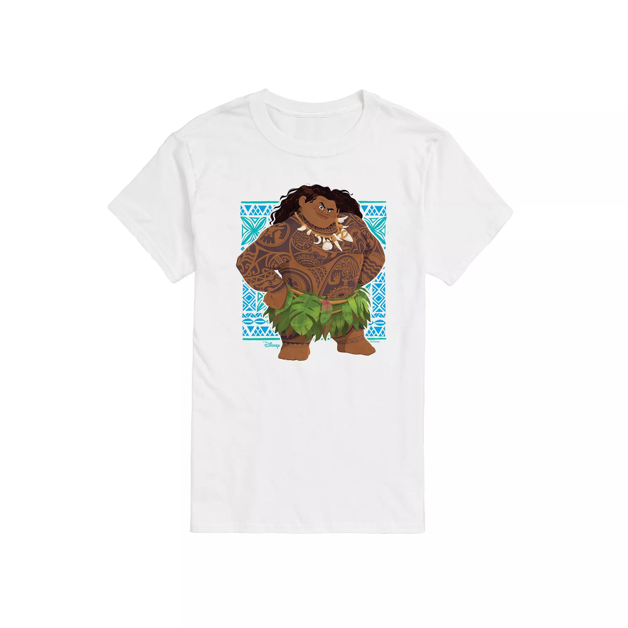 Disney's Moana 2 Men's Maui Portrait Tribal Graphic Tee,  Product Image