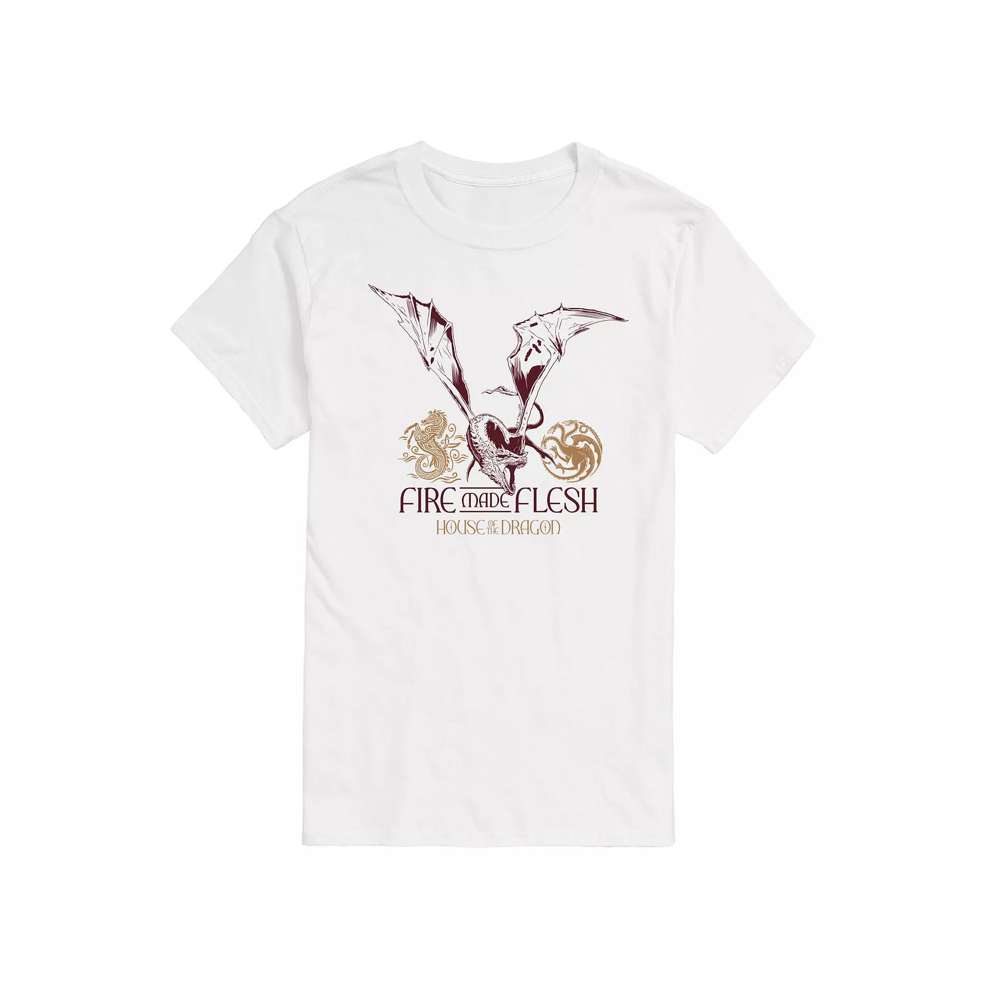 Men's House Of The Dragon Fire Made Flesh Graphic Tee,  Product Image