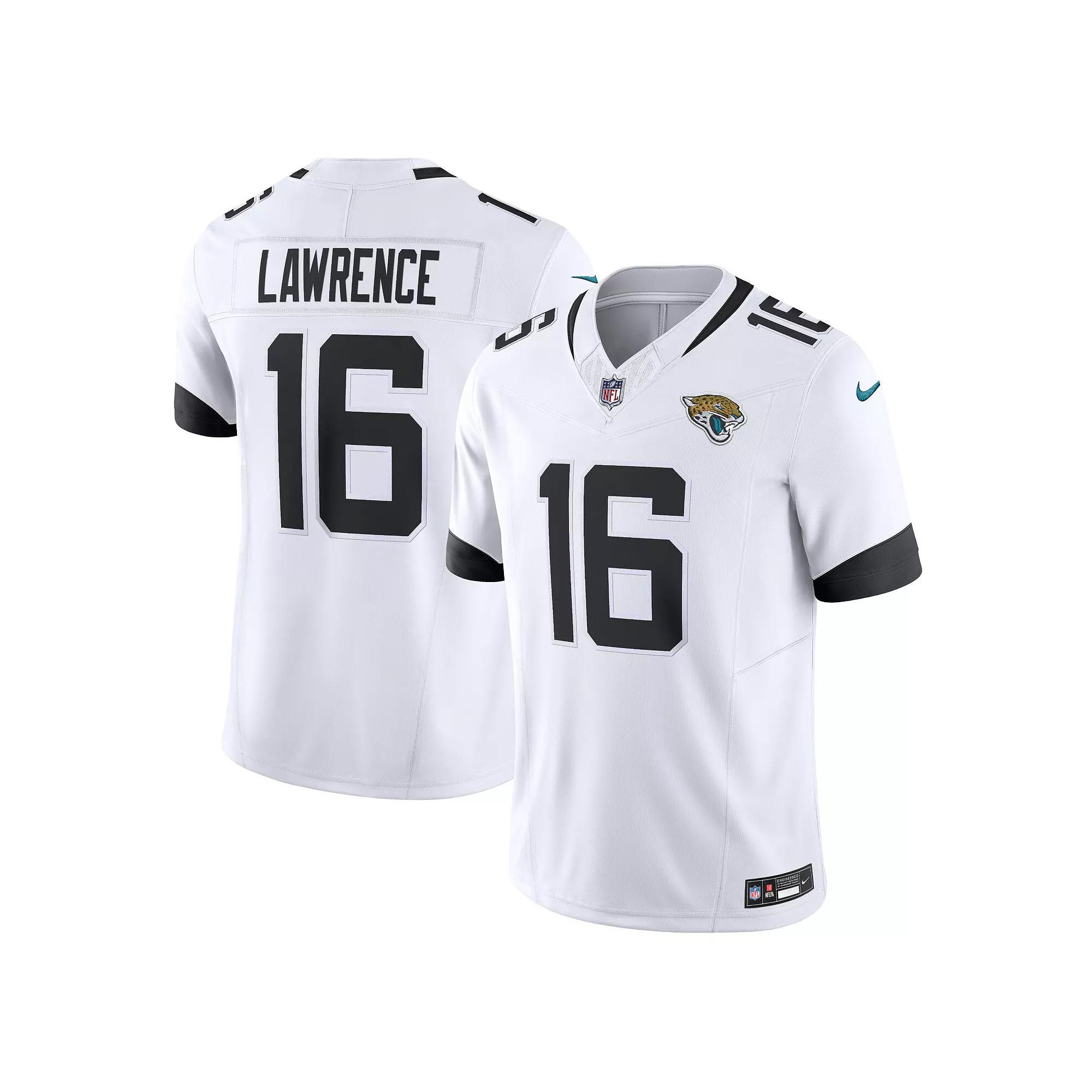 Men's Nike Trevor Lawrence White Jacksonville Jaguars Vapor F.U.S.E. Limited Jersey,  Product Image