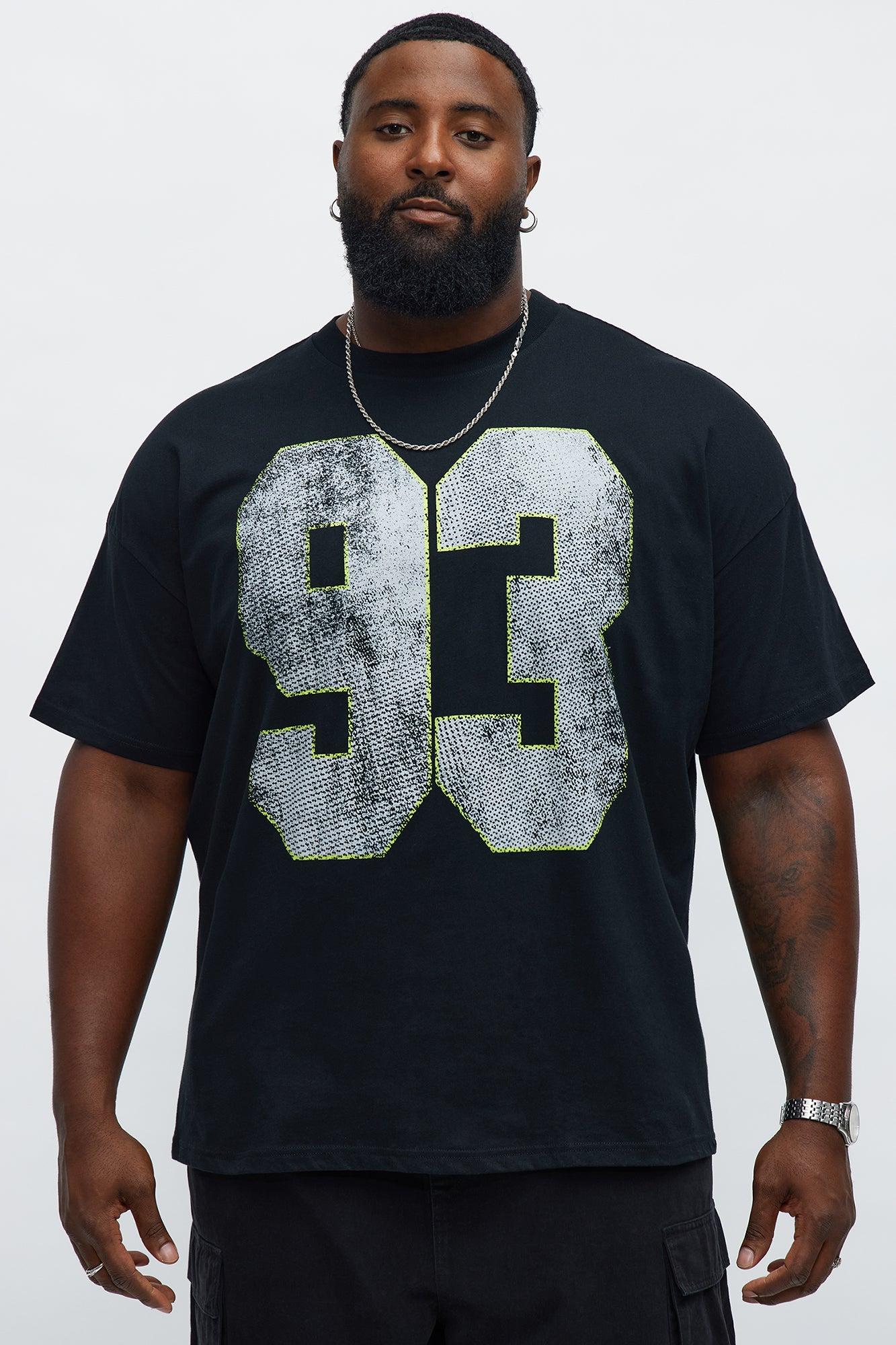 How We Chill From 93 Till Boxy Short Sleeve Tee - Black Male Product Image