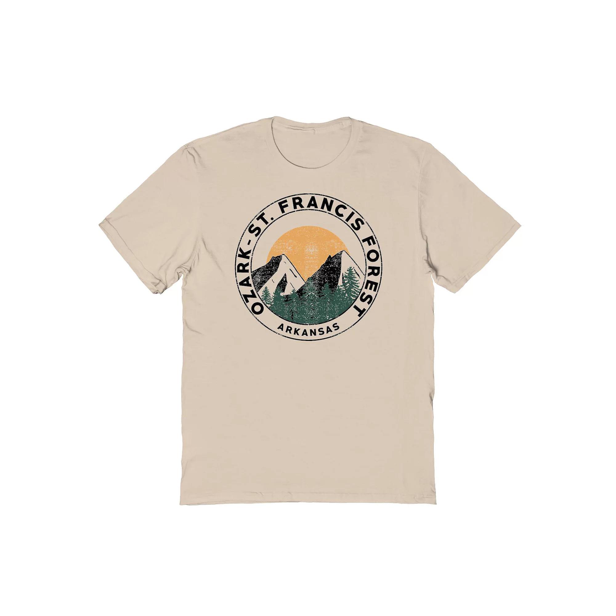 Men's Country Parks Ozark Forest Graphic Tee, Size: Large, Brown Product Image
