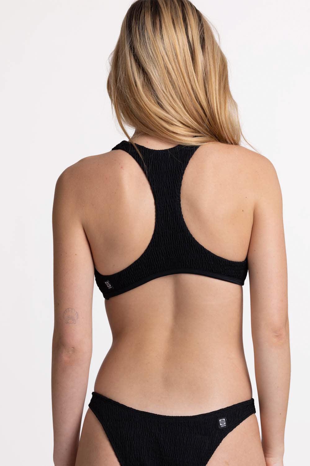 Aster Smocked Bikini Top - Clover Female Product Image