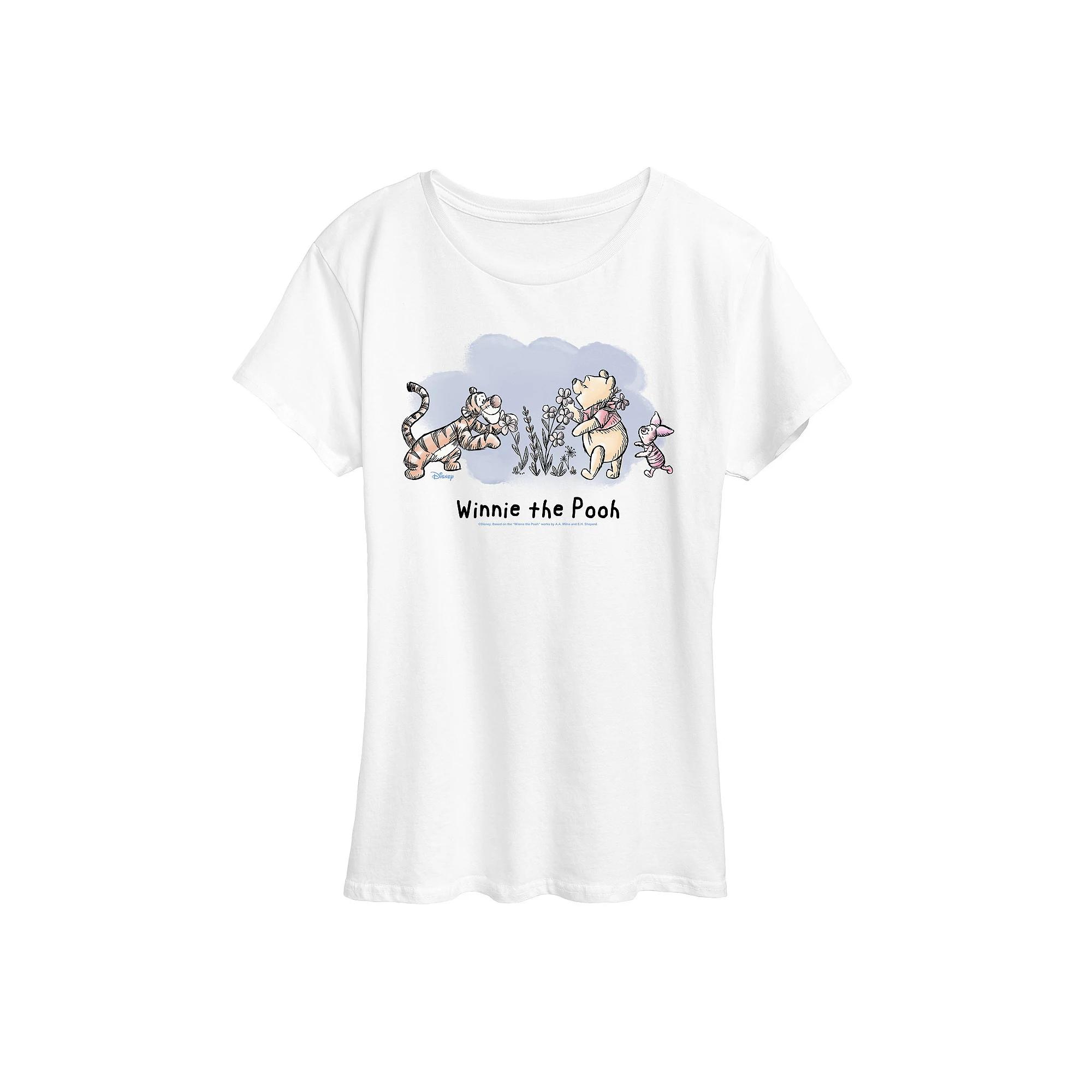 Disney's Winnie The Pooh Women's Group Graphic Tee,  Product Image