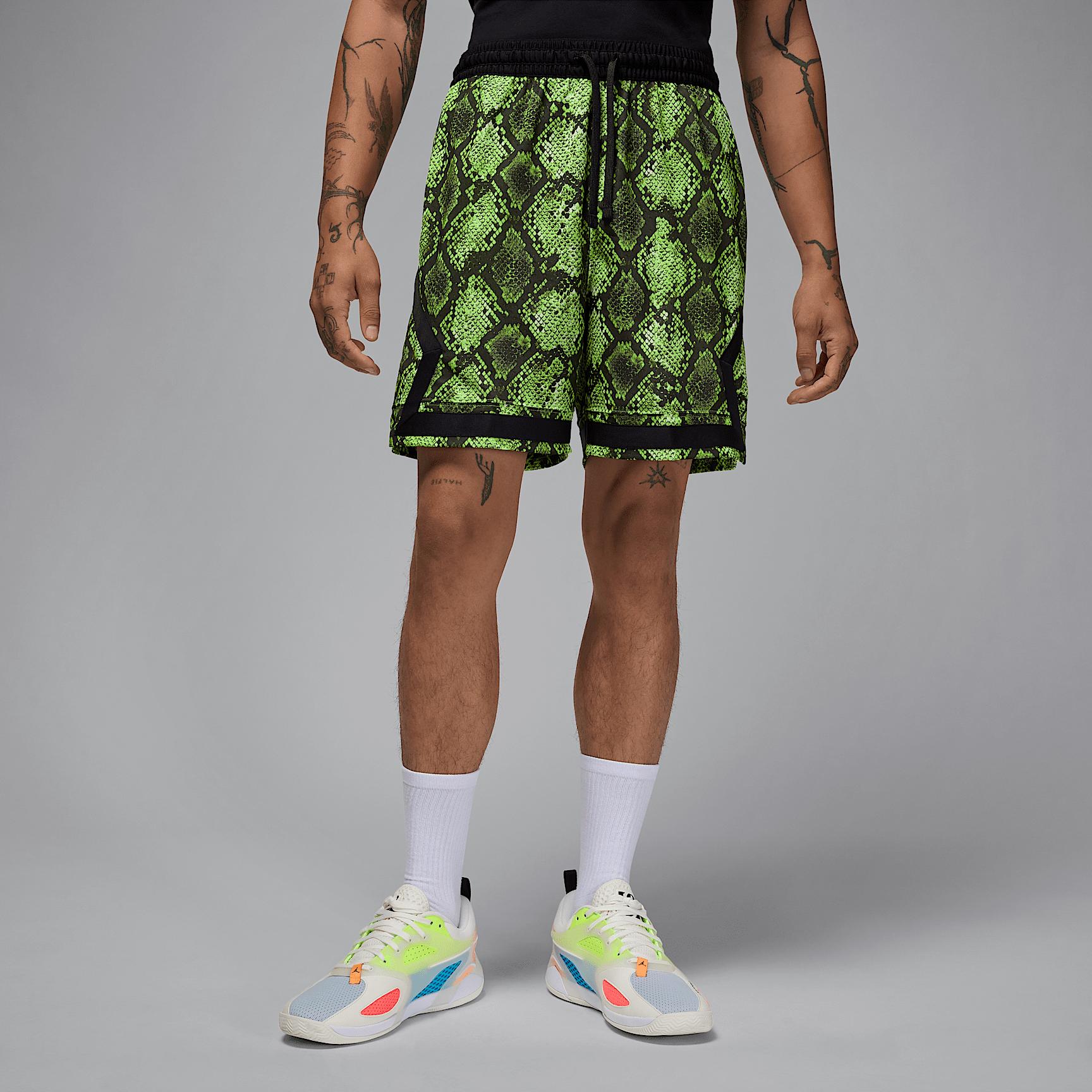 Mens Jordan Sport Dri-FIT Mesh Diamond Shorts | HF9907-133 Product Image