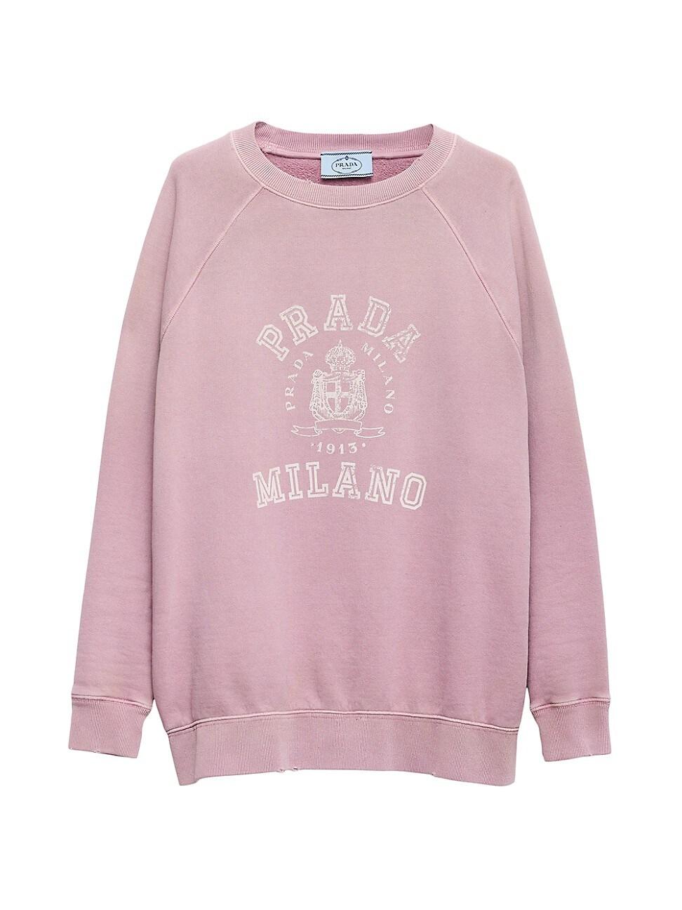 Womens Cotton Crewneck Sweatshirt Product Image