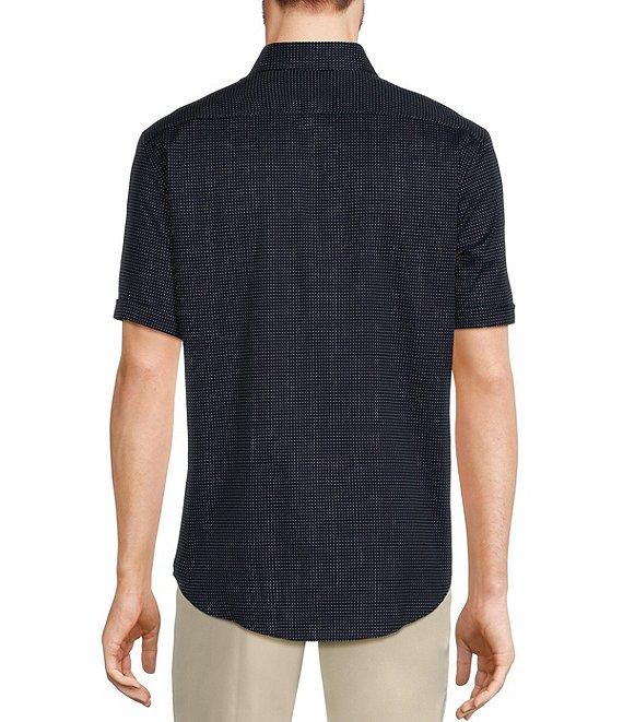 Murano Classic Fit Dobby Dot Short Sleeve Woven Shirt Product Image