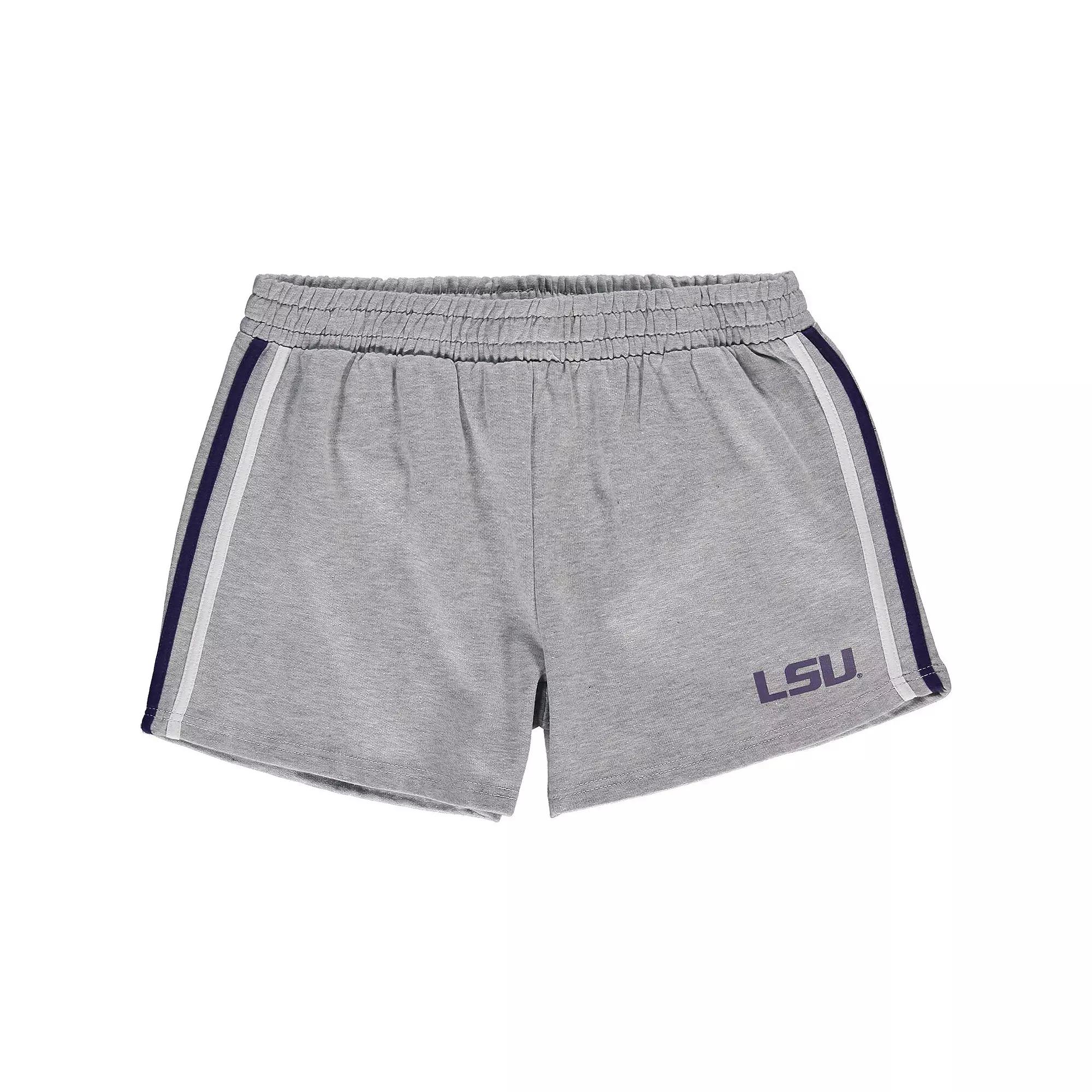 Women's Heathered Gray LSU Tigers Plus  Product Image