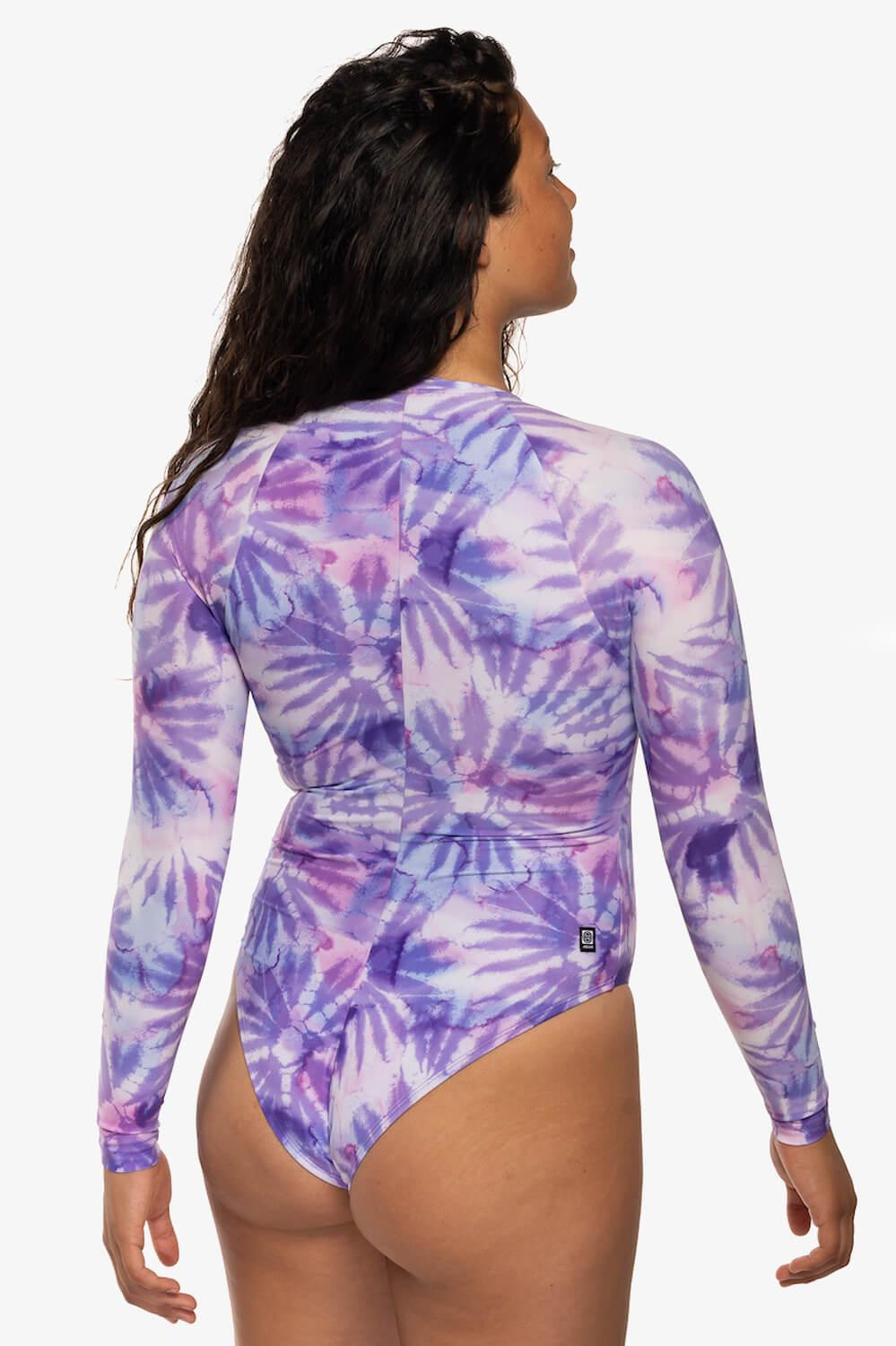 Paloma Long Sleeve Zip-Up Surf One Piece - Revolve Female Product Image