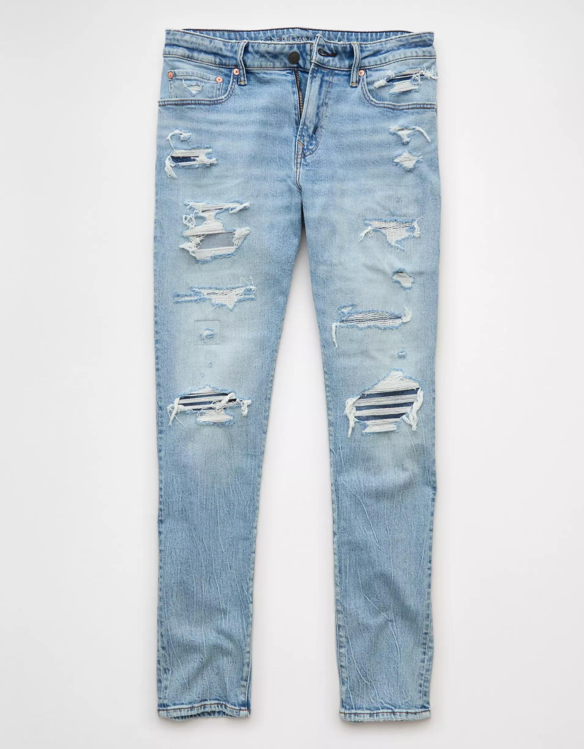 AE AirFlex+ Patched Athletic Fit Jean Product Image