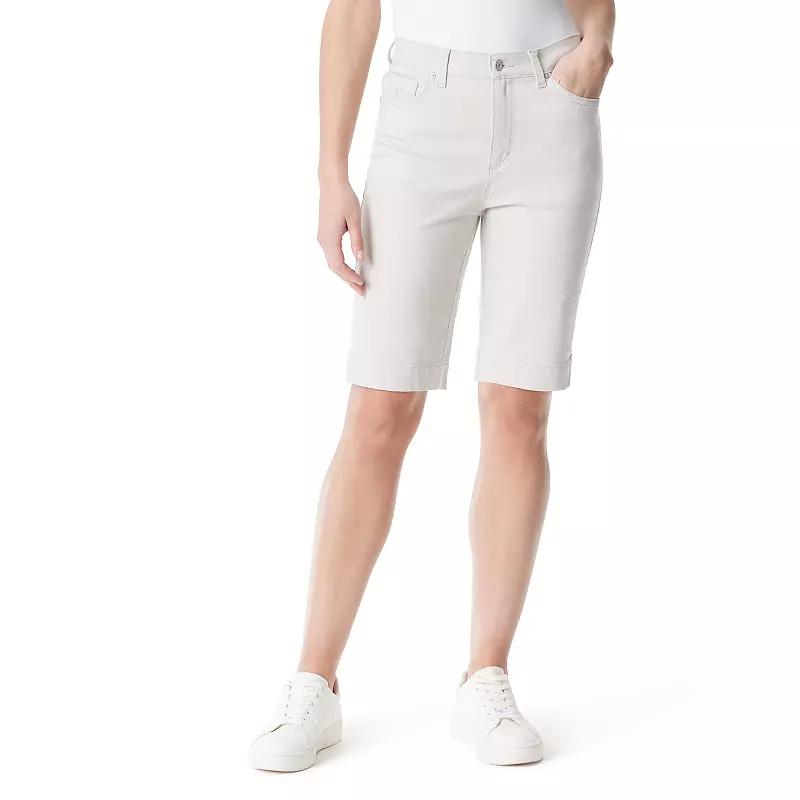 Petite Gloria Vanderbilt Amanda Bermuda Shorts, Women's,  Product Image