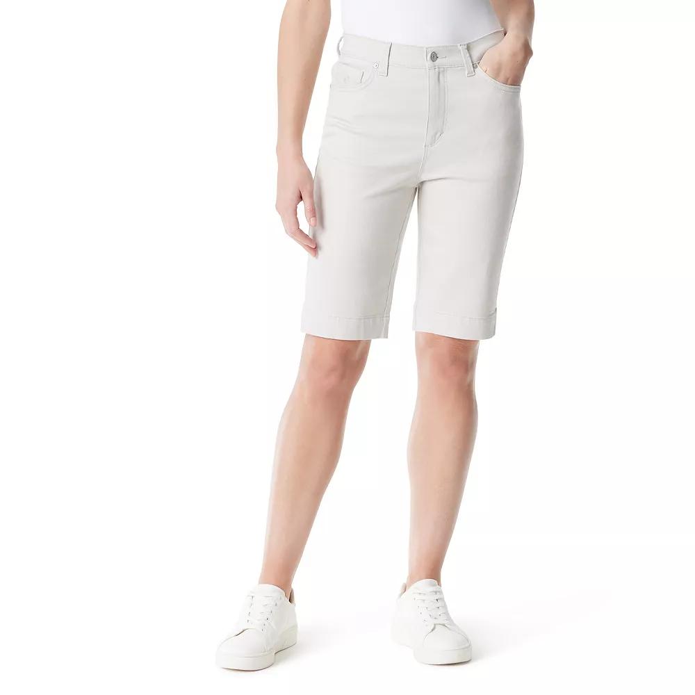 Petite Gloria Vanderbilt Amanda Bermuda Shorts, Women's,  Product Image