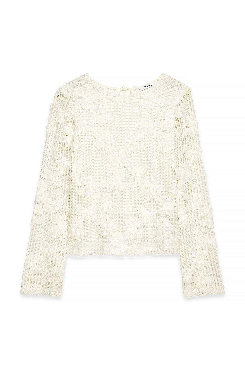 Crochet Detail Top Product Image