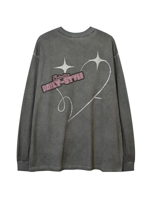 Men's Butterfly Print Long Sleeve Tee Product Image