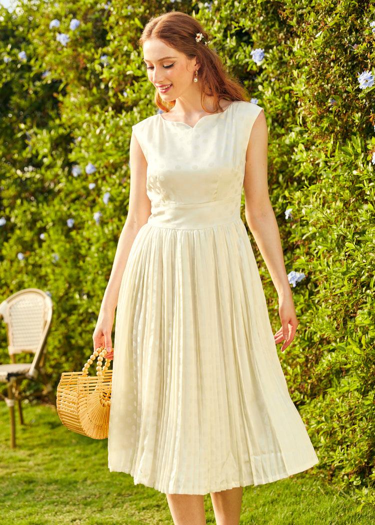 Always In My Dots Fit and Flare Dress Product Image