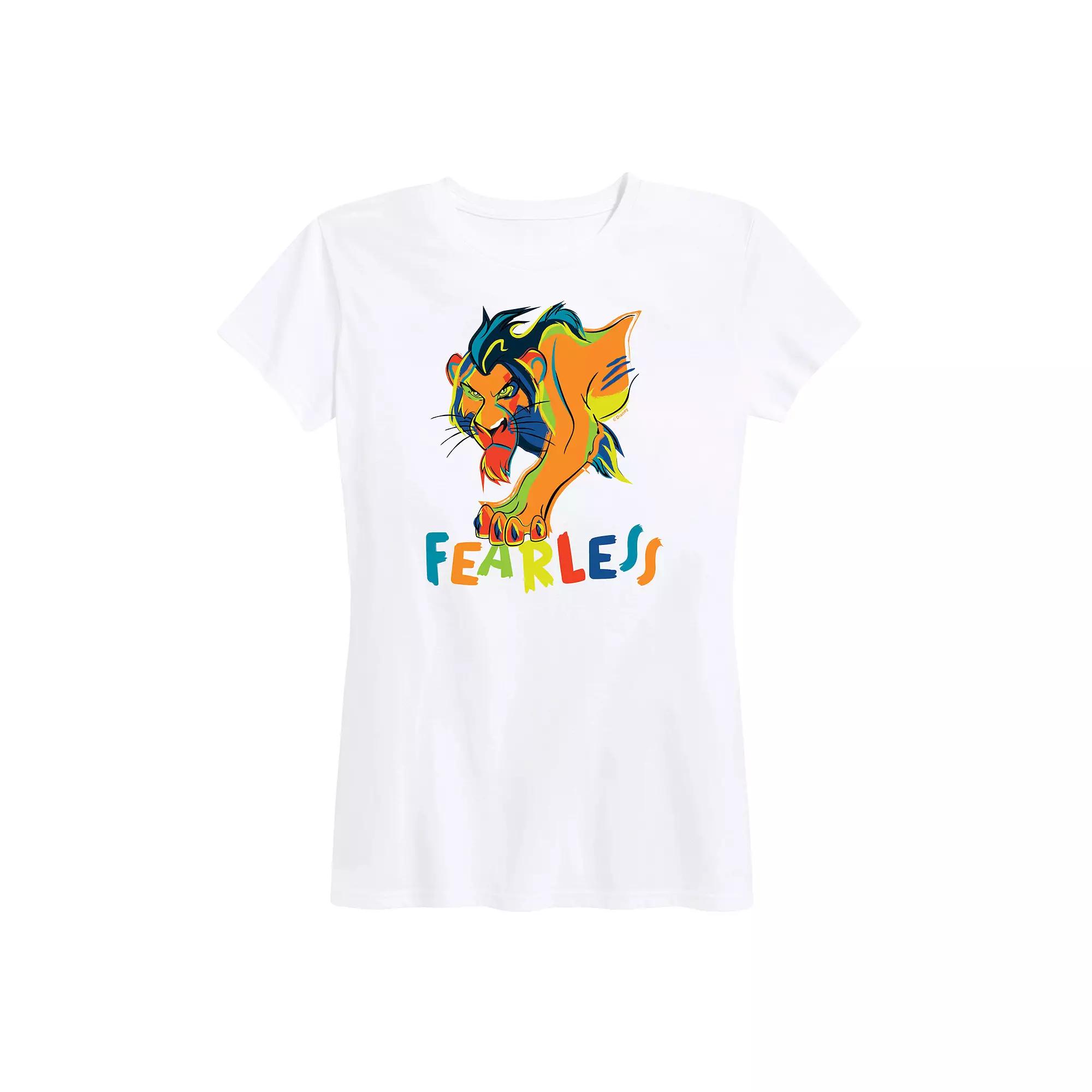Disney's Lion King Scar Women's Fearless Graphic Tee,  Product Image