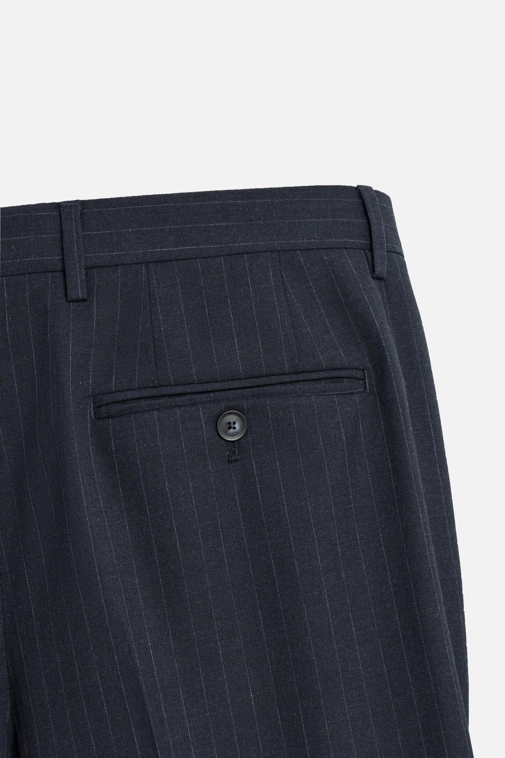PINSTRIPE SUIT PANTS Product Image