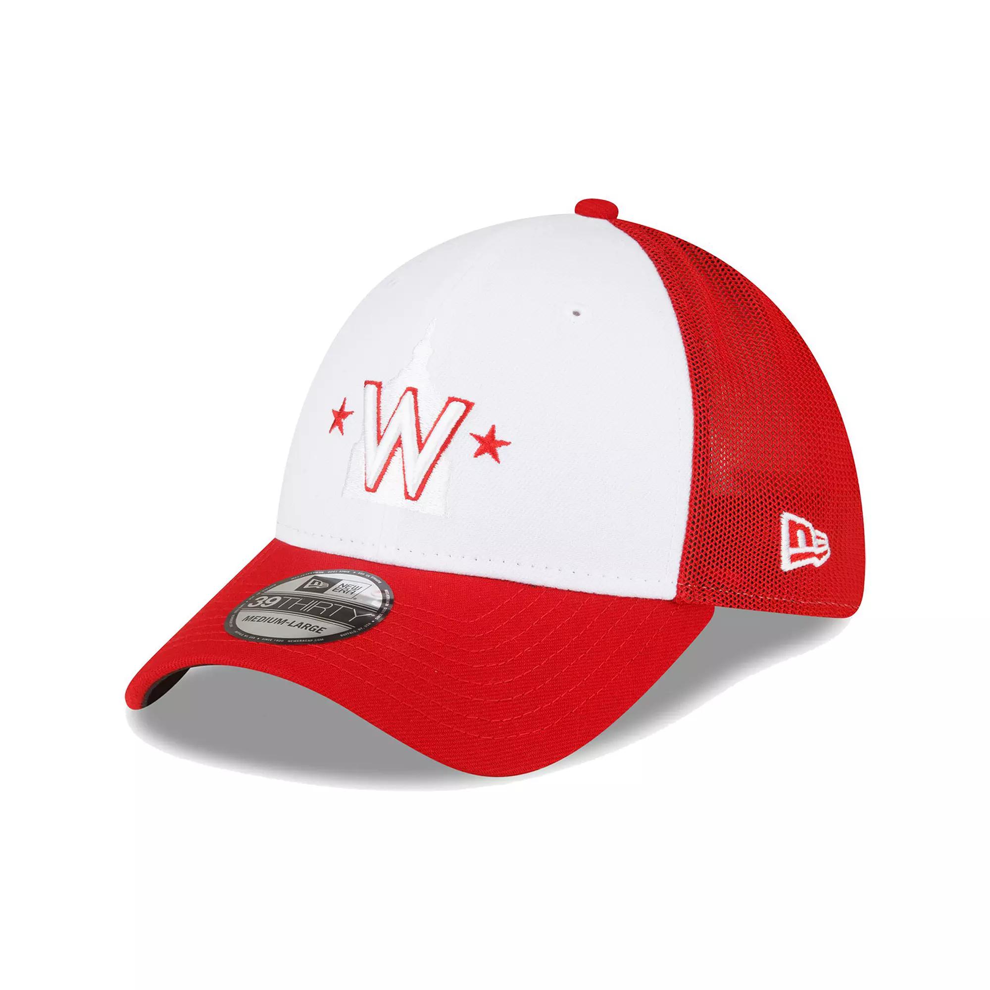 Men's New Era  Red/White Washington Nationals 2023 On-Field Batting Practice 39THIRTY Flex Hat, Size: Large/XL Product Image