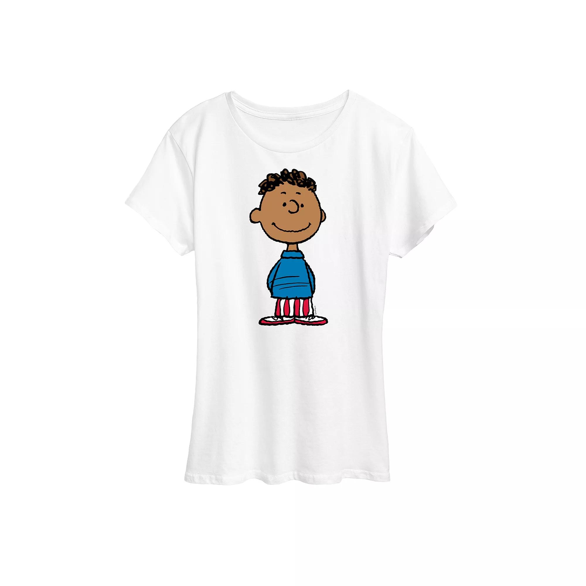 Women's Peanuts Franklin American Flag Graphic Tee,  Product Image