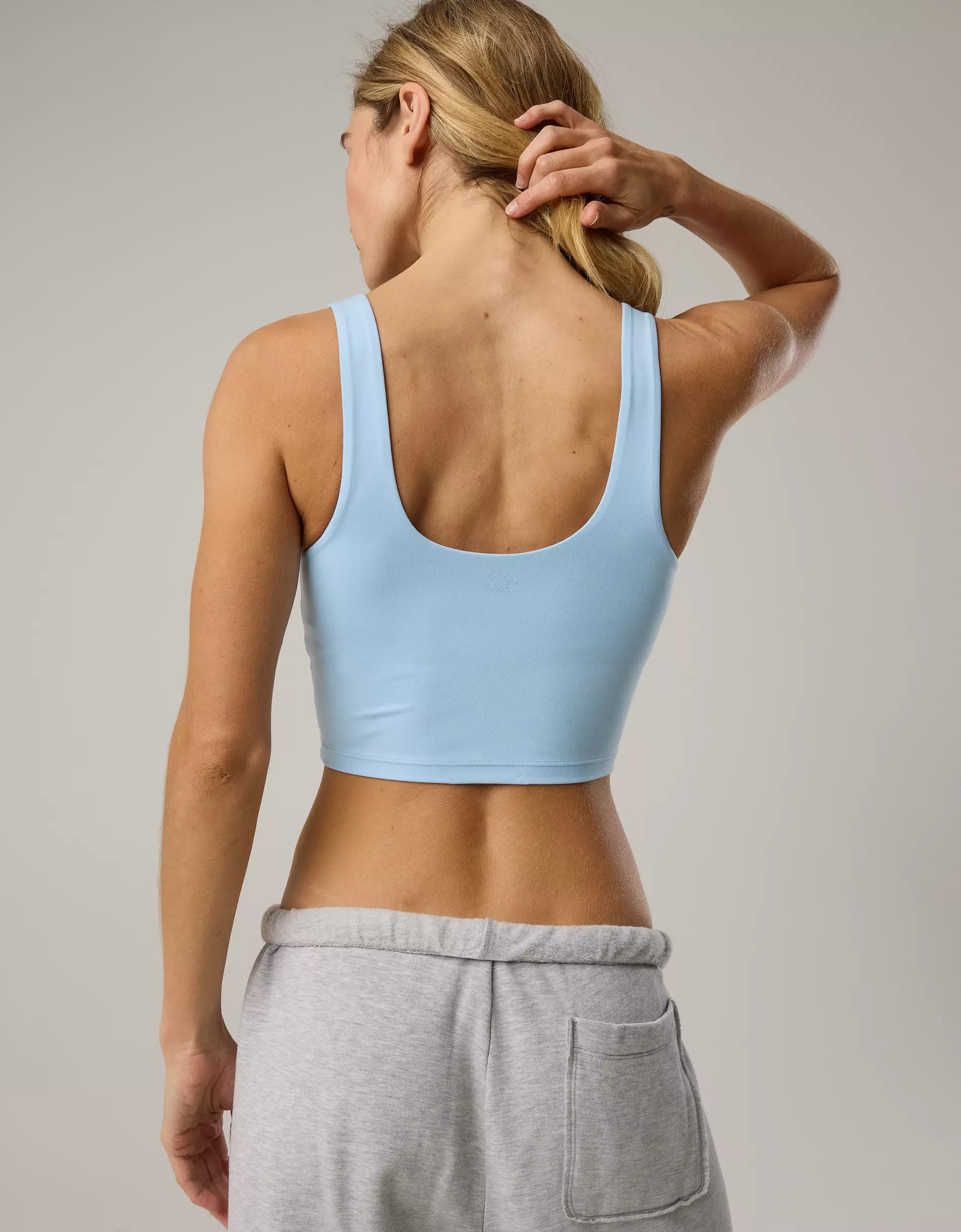 OFFLINE By Aerie Real Me Low Key Longline Sports Bra Product Image