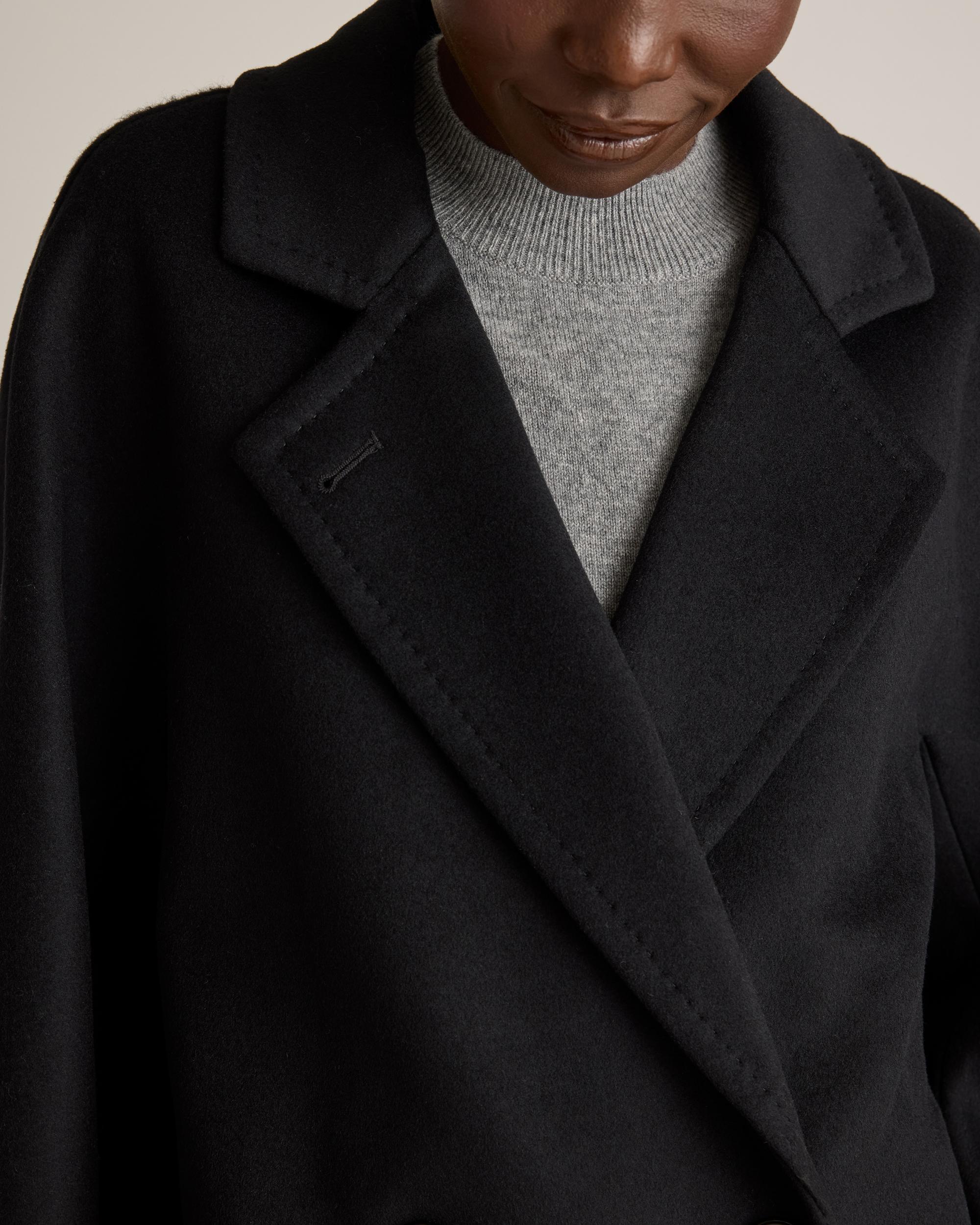 Quince | Women's Italian Wool Double-Breasted Slouch Coat Product Image