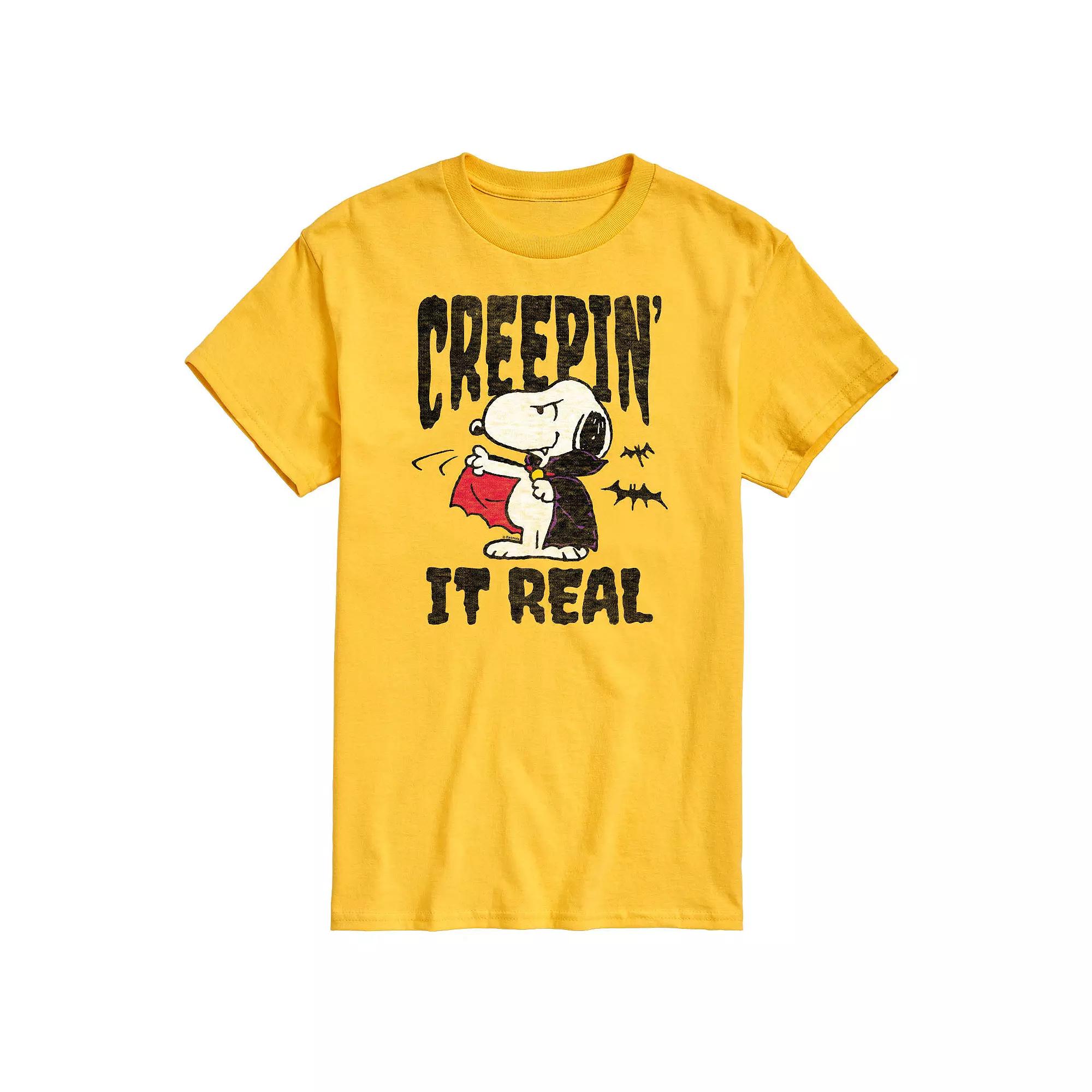 Men's Peanuts Snoopy Vampire Creepin' It Real Graphic Tee,  Product Image