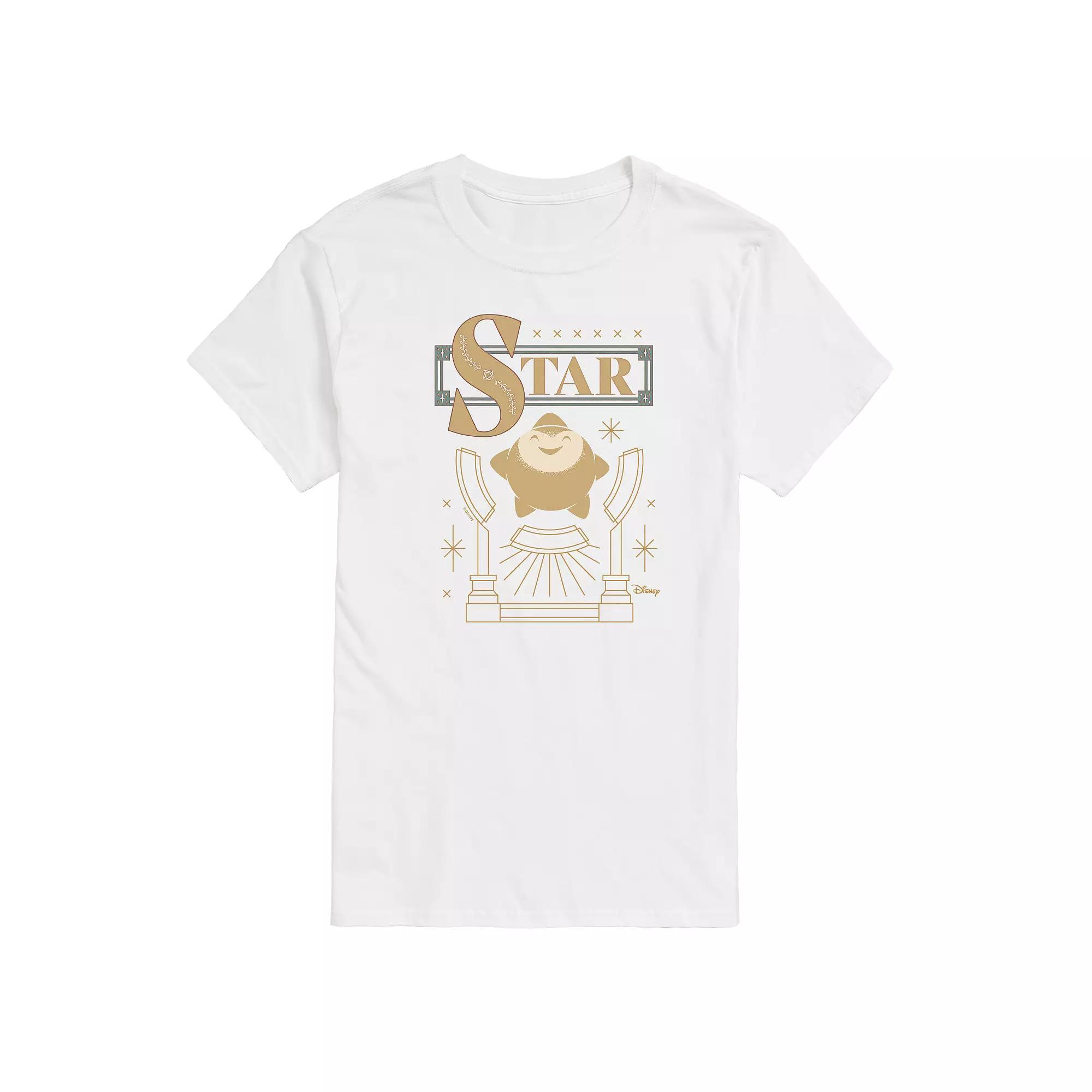 Disney's Wish Star Men's Badge Graphic Tee,  Product Image
