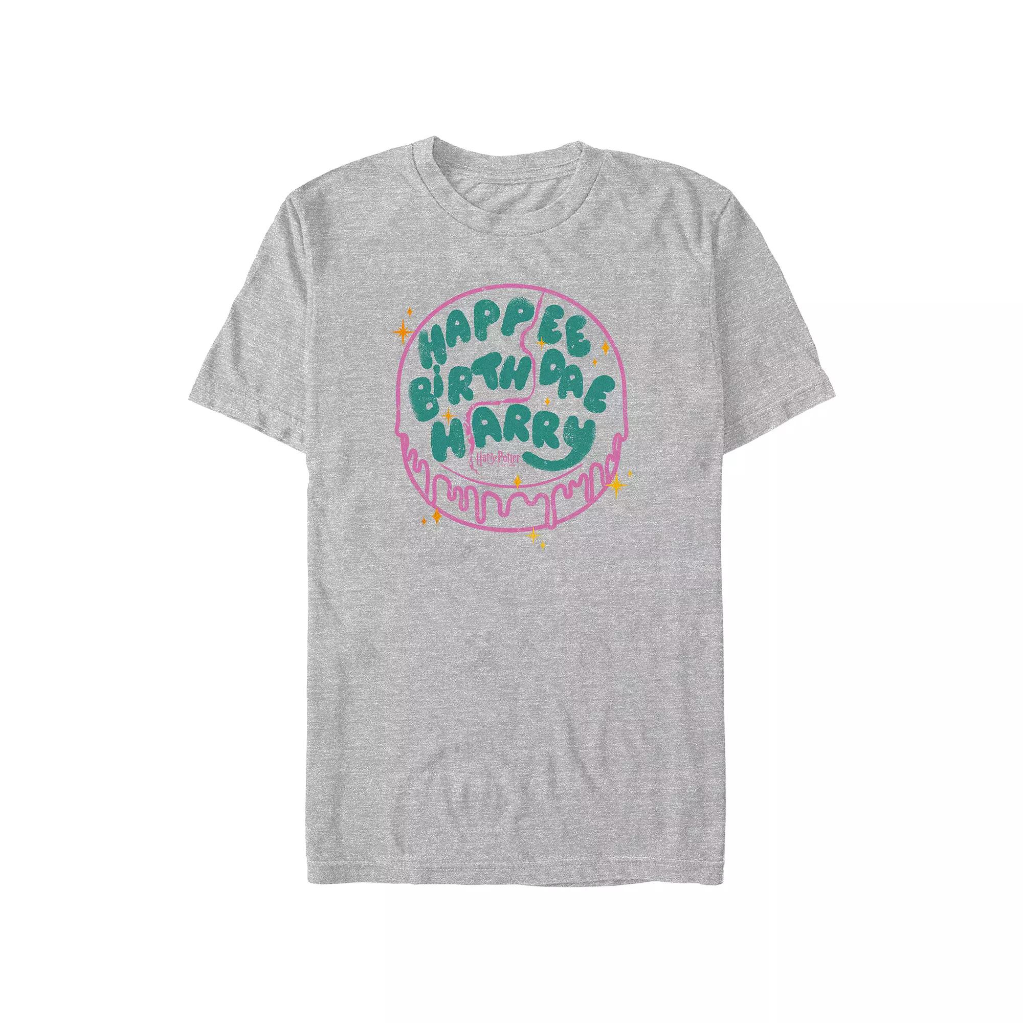 Men's Harry Potter Birthday Cake Graphic Tee,  Product Image