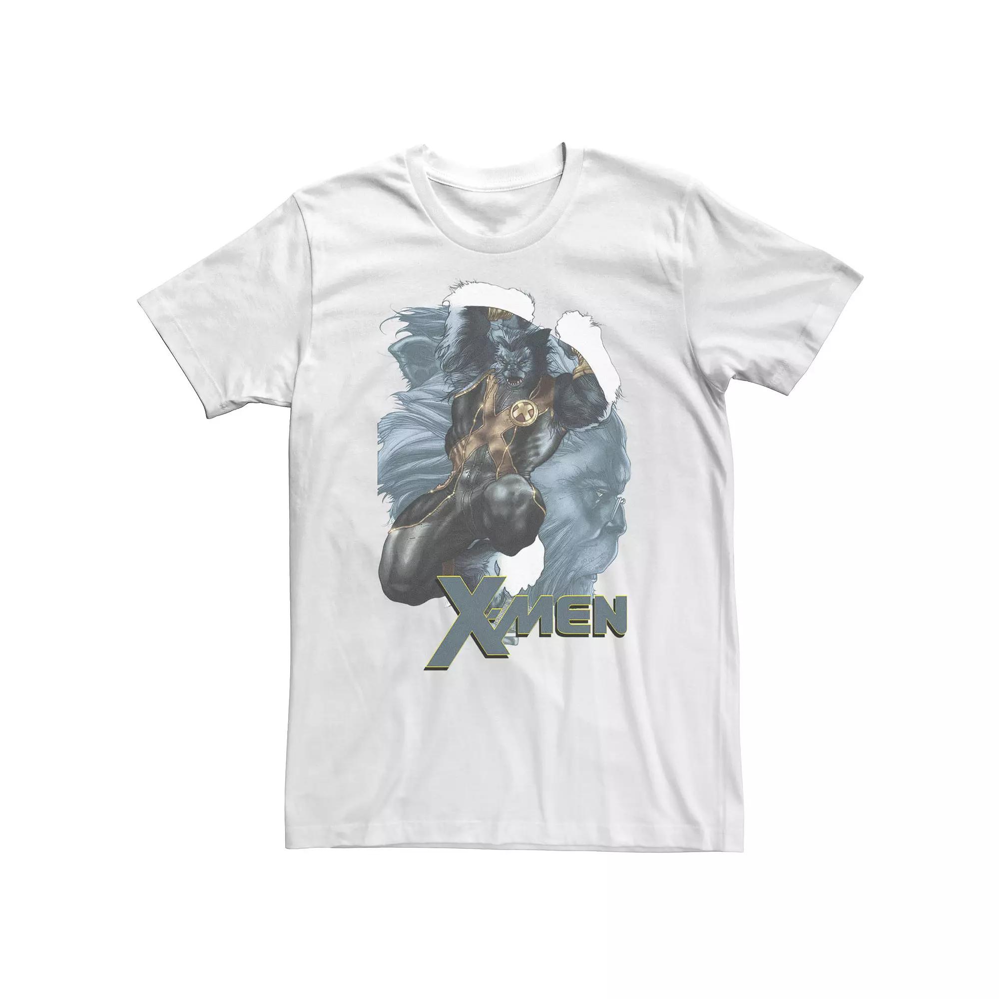 Big & Tall Marvel X-Men The Beast Double Exposed Mutant Tee, Men's,  Product Image