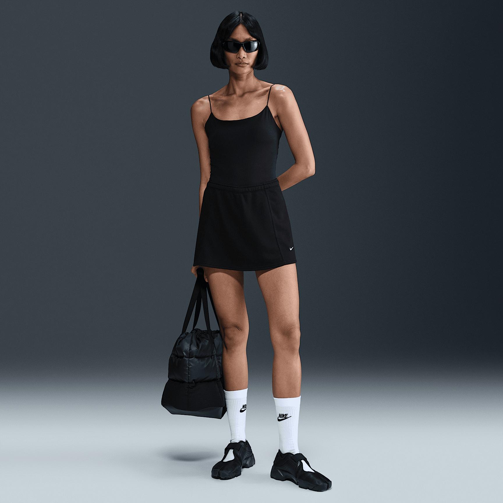 Womens Nike Sportswear Chill Terry Mid-Rise French Terry Mini Skort | HJ1274-010 Product Image