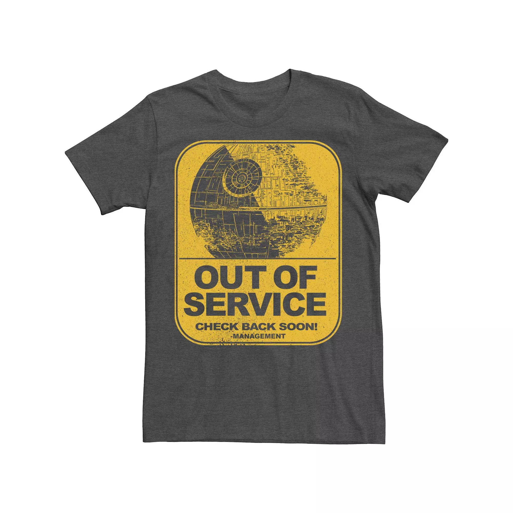 Big & Tall Star Wars Out Of Service Poster Tee, Men's,  Product Image