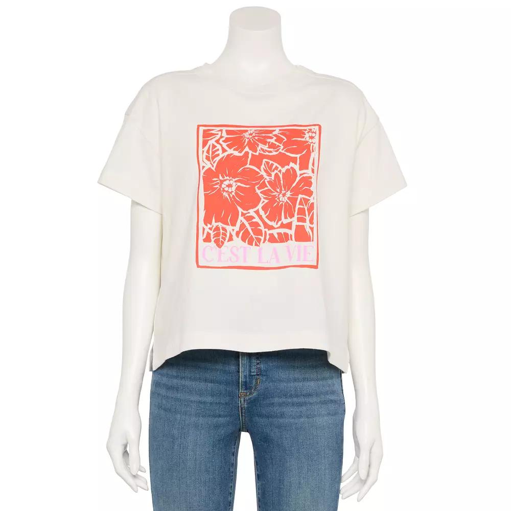 Women's Sonoma Goods For Life® Adaptive Boxy T-Shirt,  Product Image