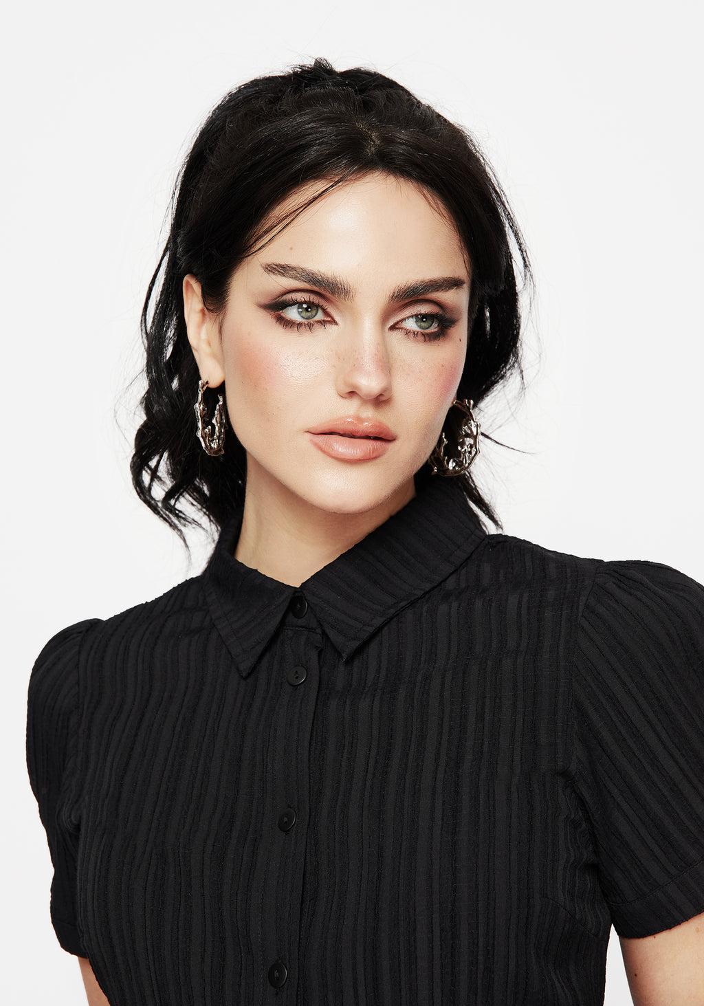 Zinnia Hoop Earring - Silver Product Image