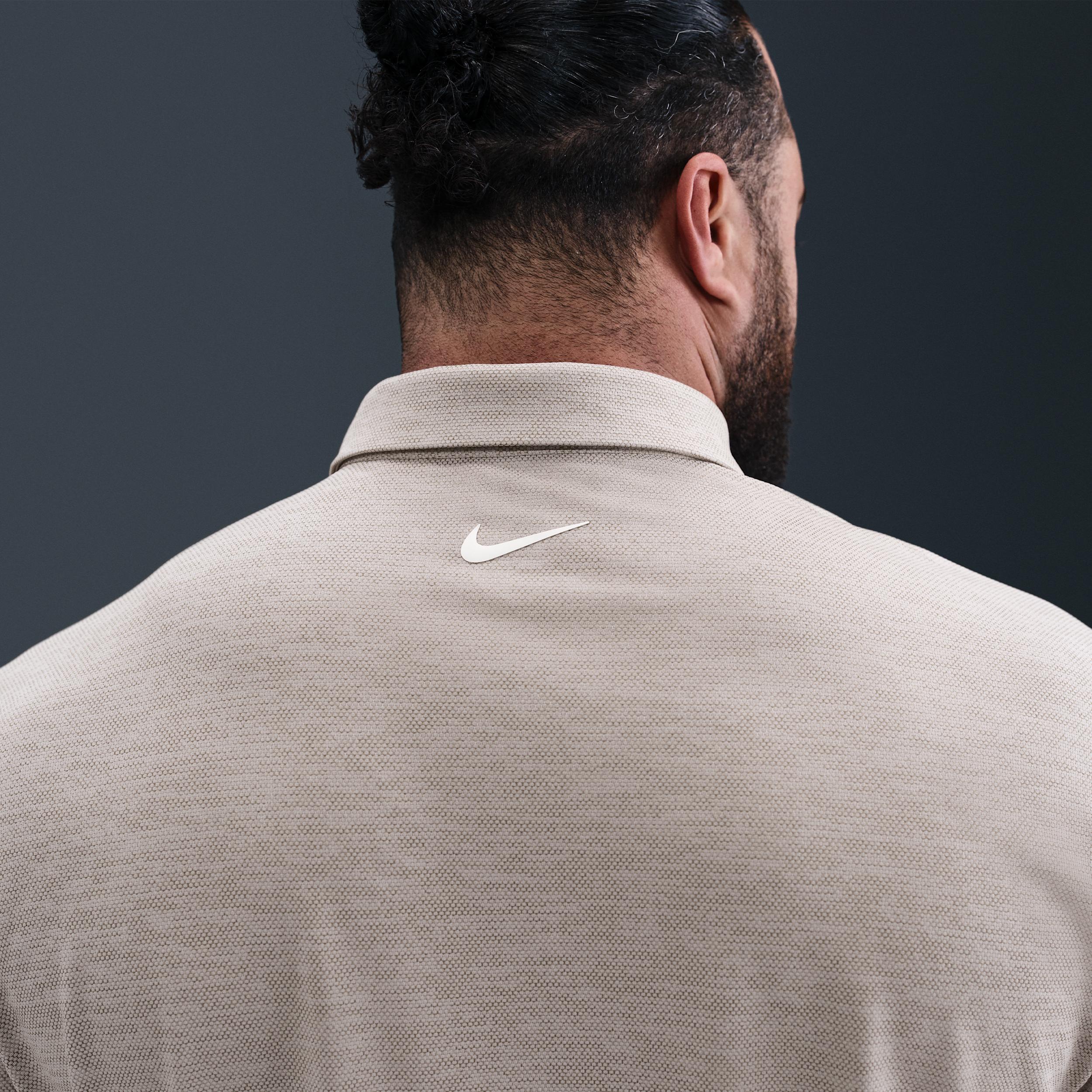 Nike Mens Tour Dri-FIT Jacquard Golf Polo | FZ7475-009 Product Image