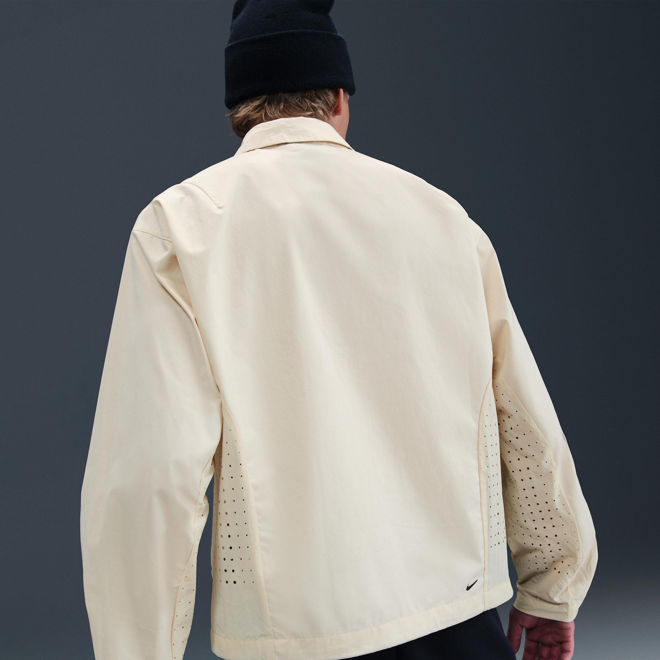 Mens Nike Sportswear Tech Button-Down Top | HJ2936-234 Product Image