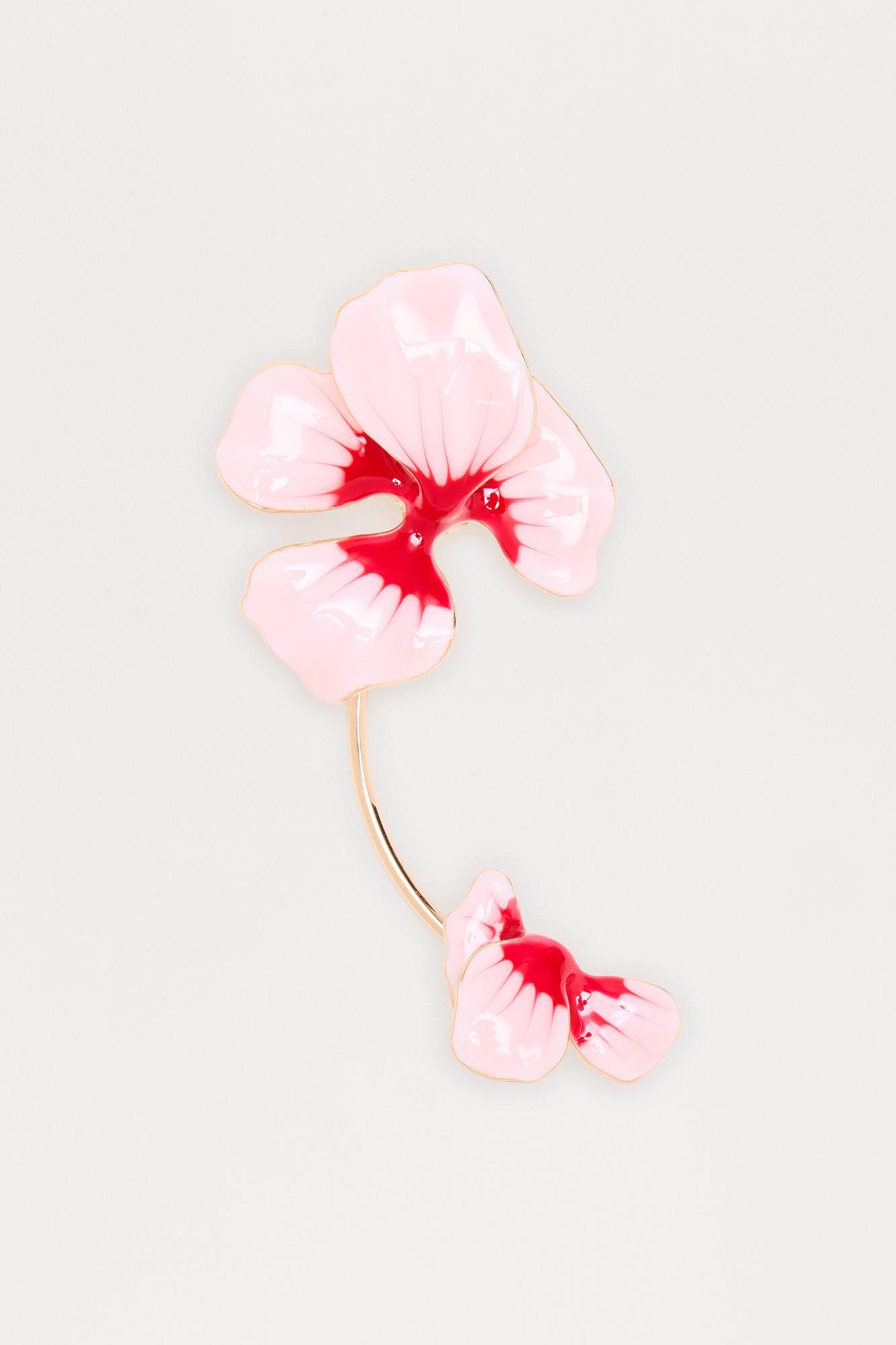 Happy Bloomer Floral Cuff Earring - Pink/combo Product Image