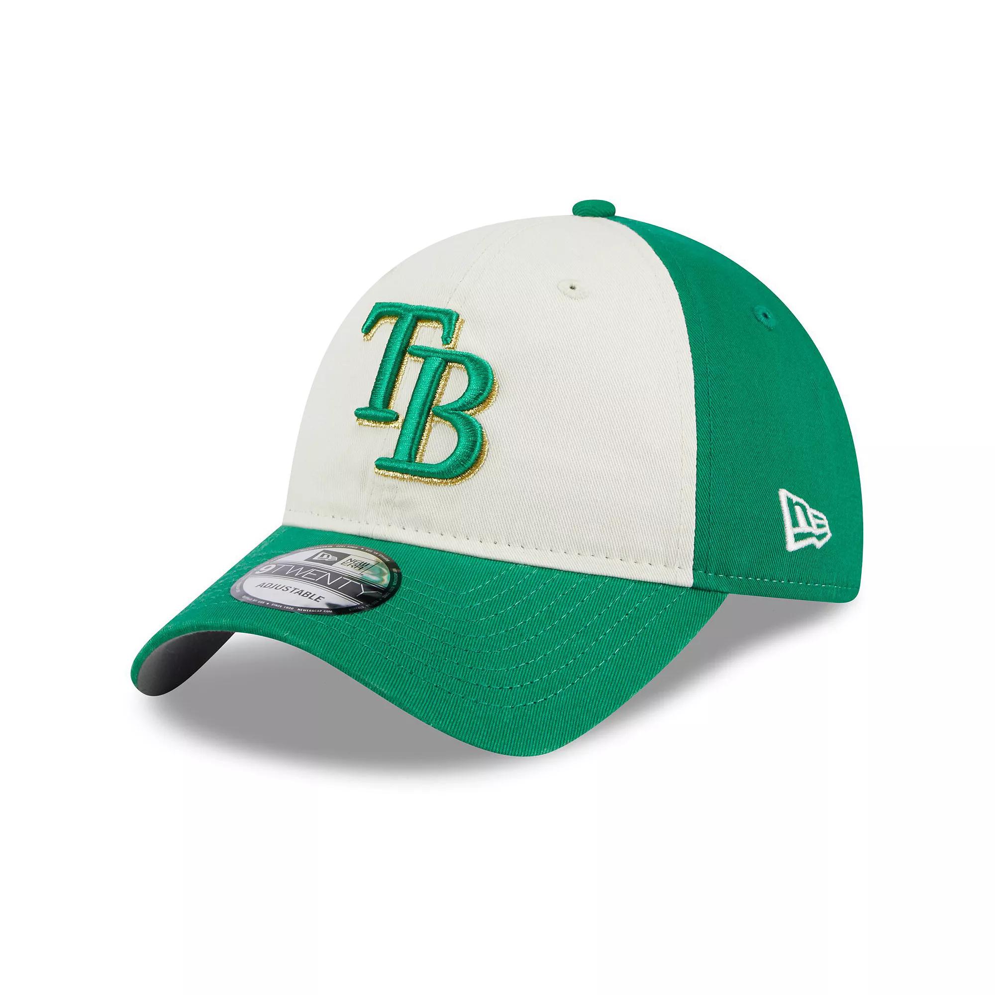 Men's New Era White/Green Tampa Bay Rays 2024 St. Patrick's Day 9TWENTY Adjustable Hat Product Image