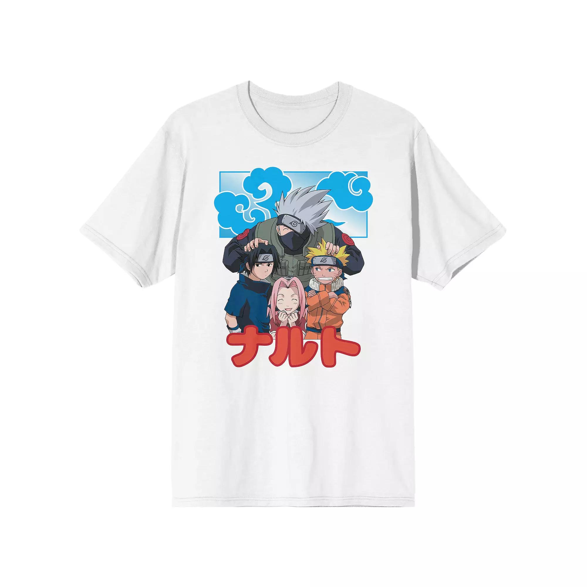 Men's Naruto Blue Smoke Character Tee,  Product Image
