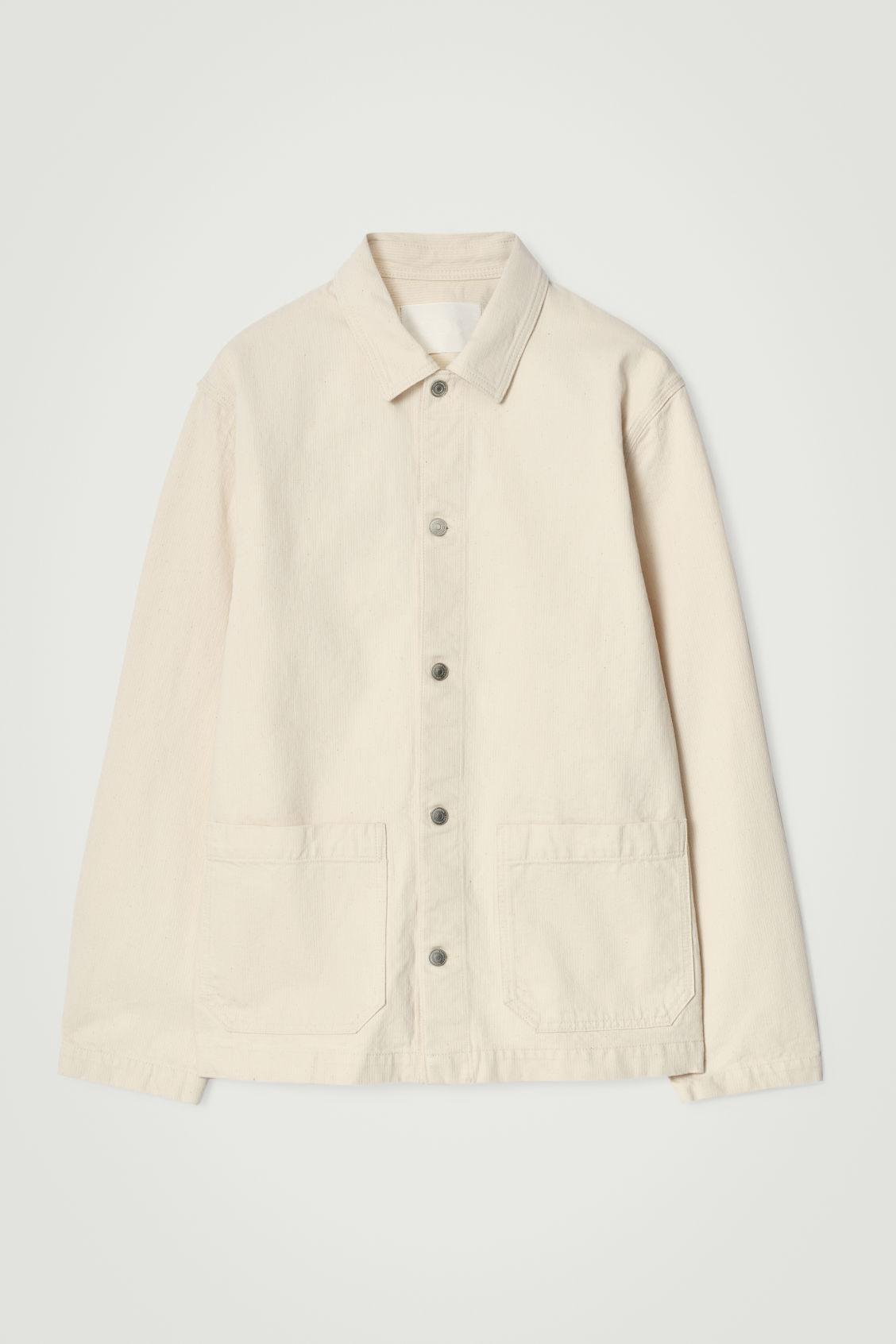 RELAXED CHAINSTITCHED DENIM OVERSHIRT Product Image