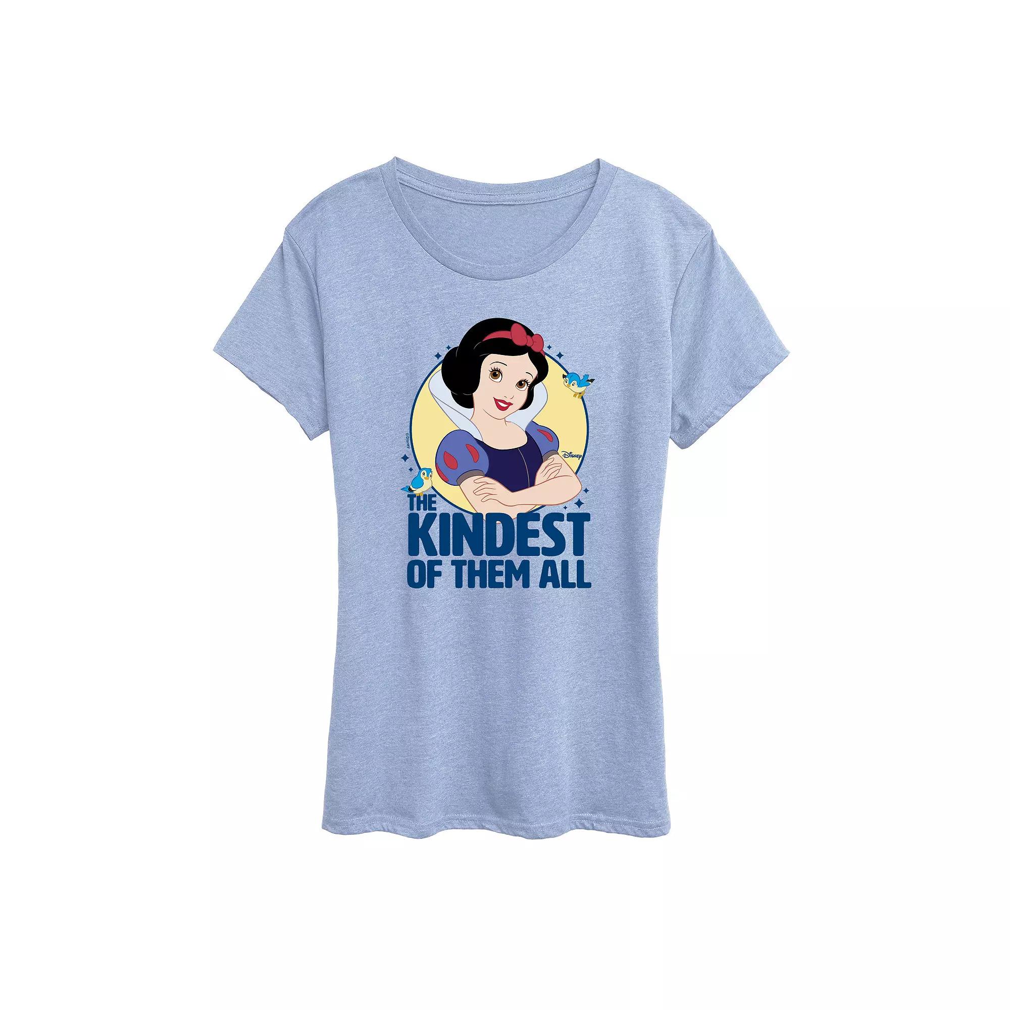 Disney Princess Snow White Women's The Kindest Of Them All Graphic Tee,  Product Image