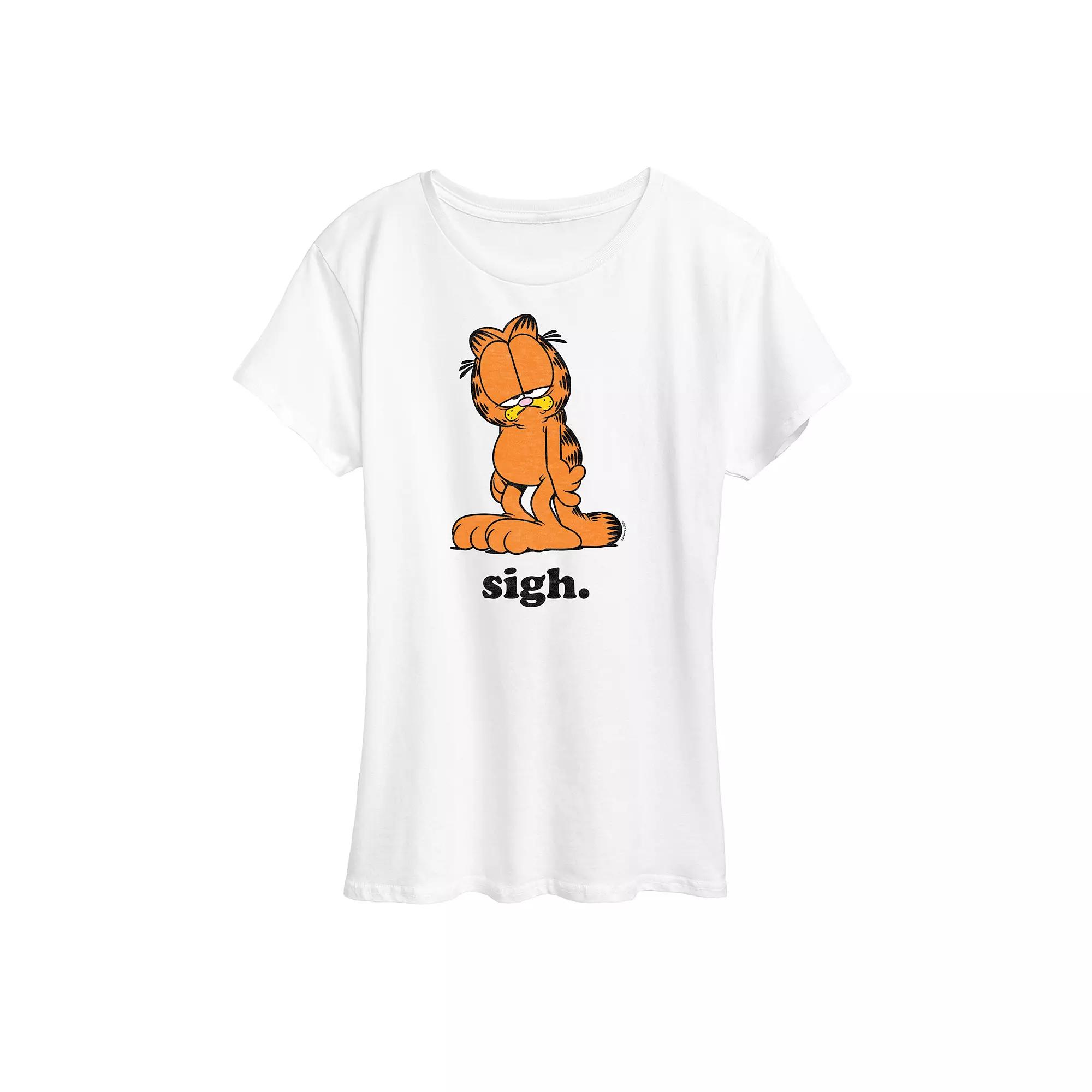 Women's Garfield Sigh Graphic Tee,  Product Image