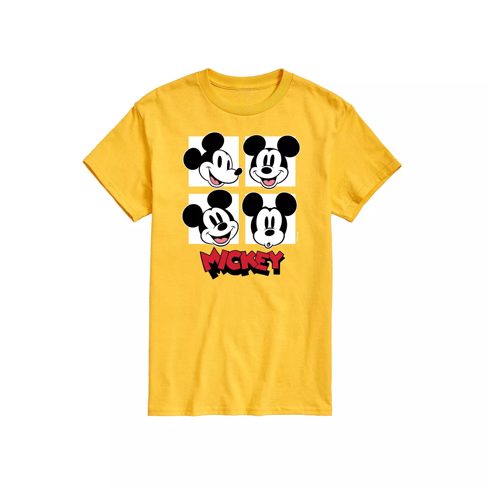 Disney's Mickey Mouse Men's Grid Graphic Tee,  Product Image