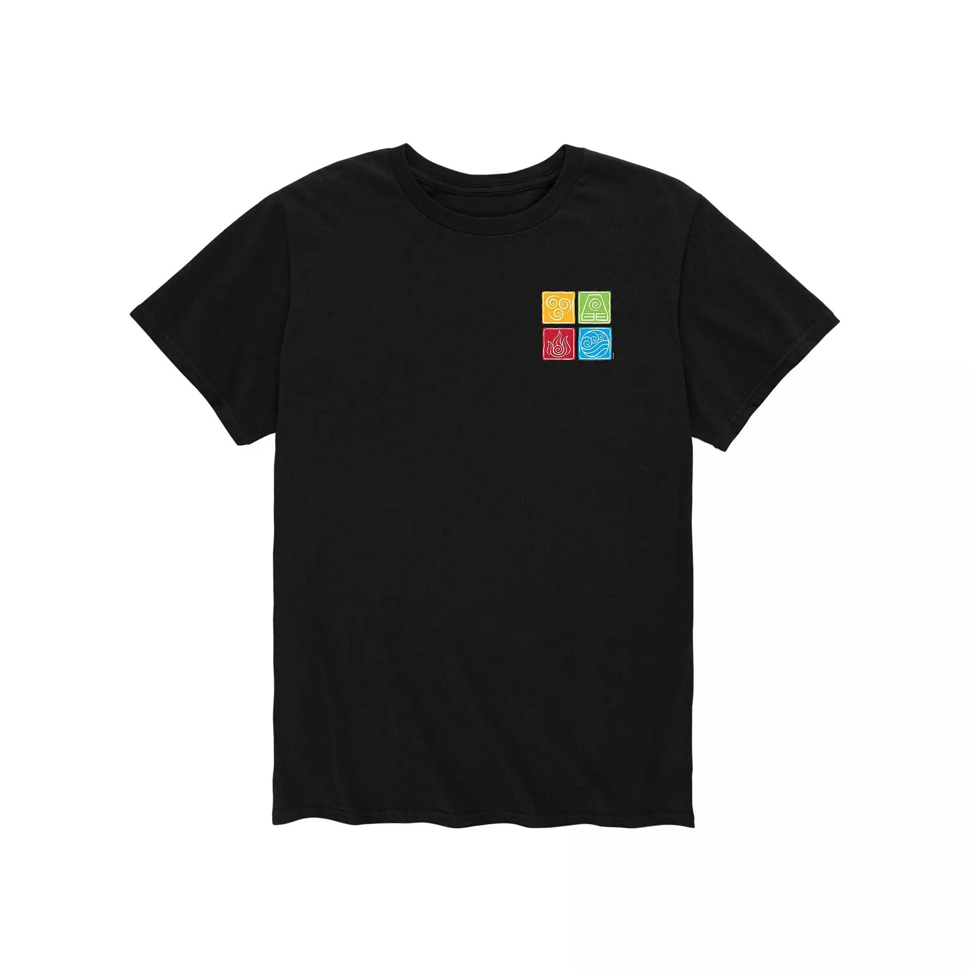 Men's Nickelodeon Avatar Color Elements Tee,  Product Image