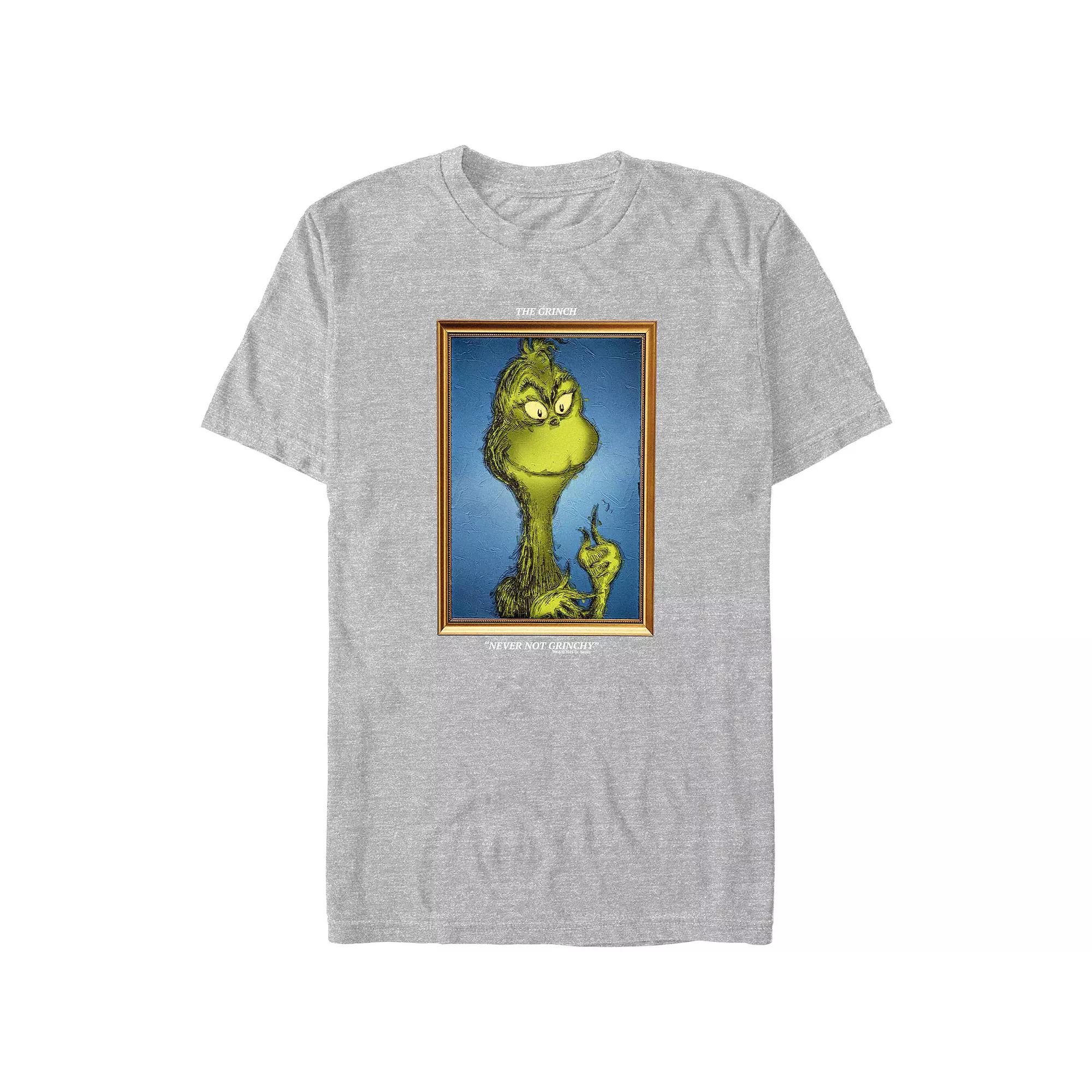 Big & Tall Dr. Seuss Grinch Portrait Never Not Grinchy Graphic Tee, Men's,  Product Image