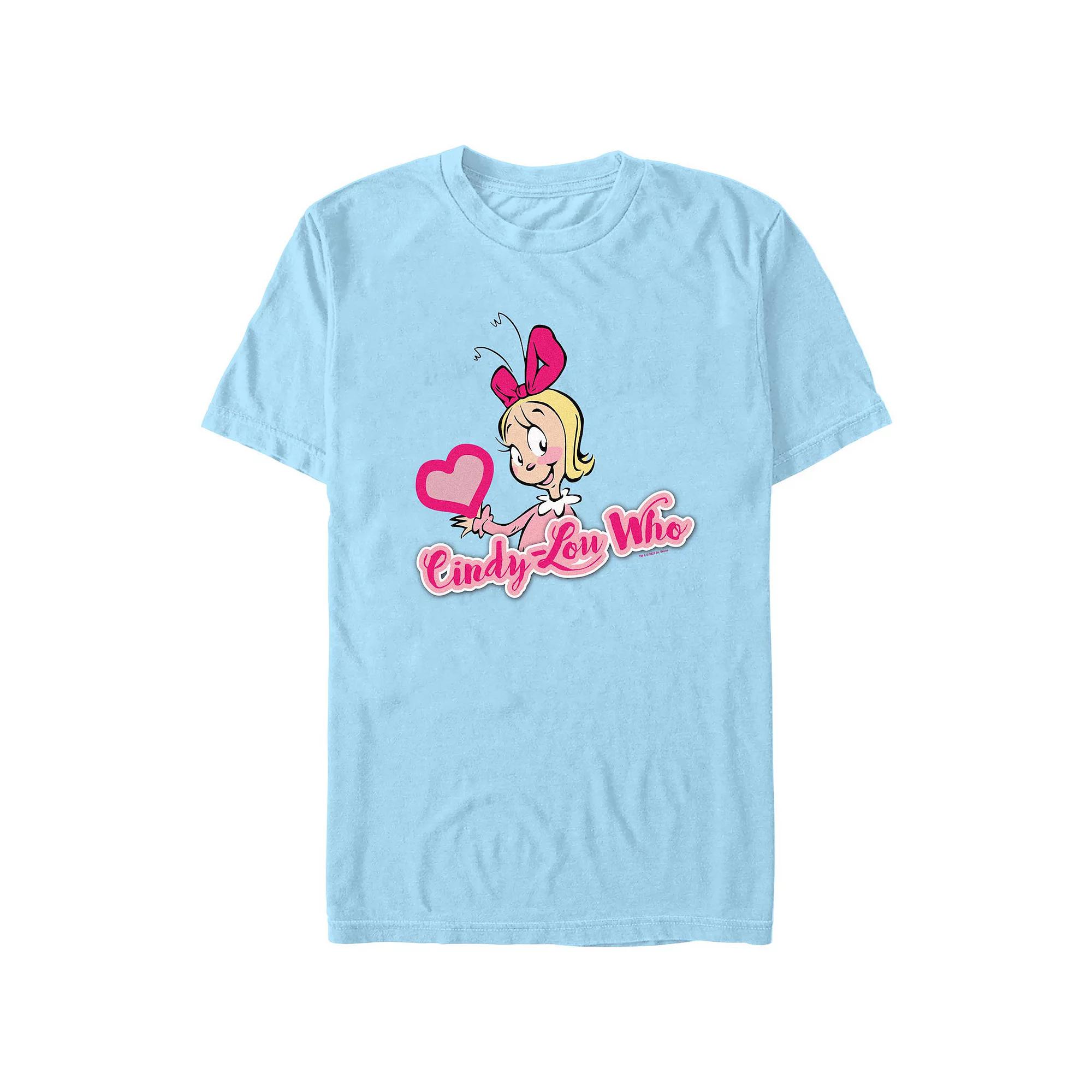 Big & Tall Dr. Seuss Grinch Cindy-Lou Who Poster Graphic Tee, Men's,  Product Image