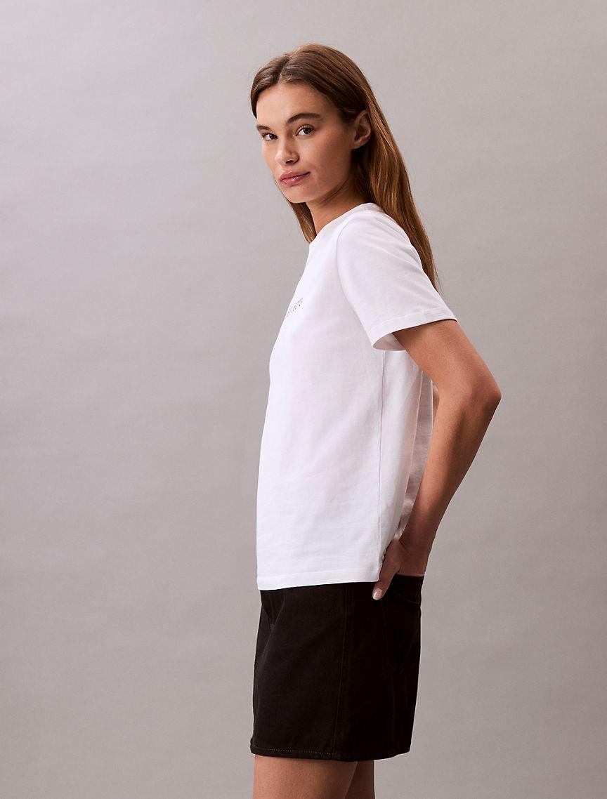 Standard Logo Slim Fit Crewneck T-Shirt Product Image