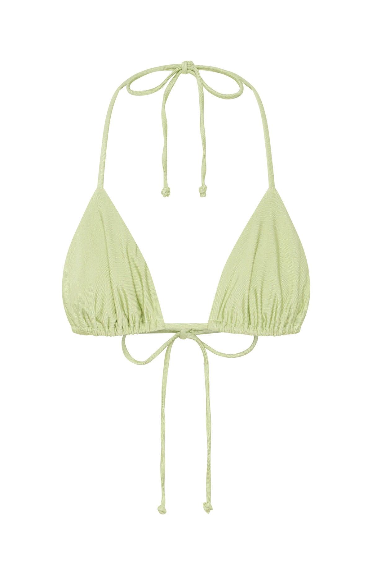 Waves Bikini Top Pistachio Product Image