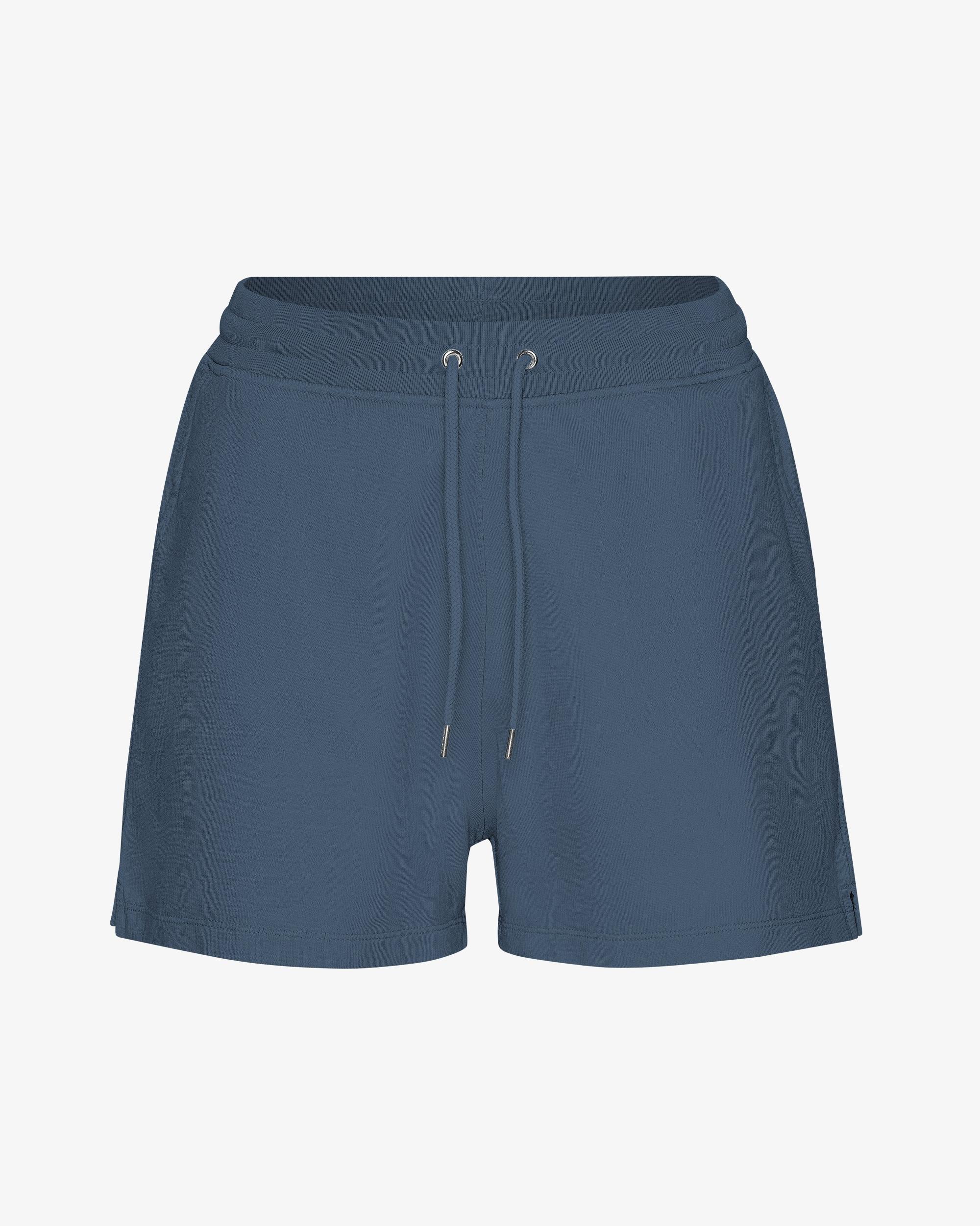 Women Organic Sweatshorts - Petrol Blue Product Image
