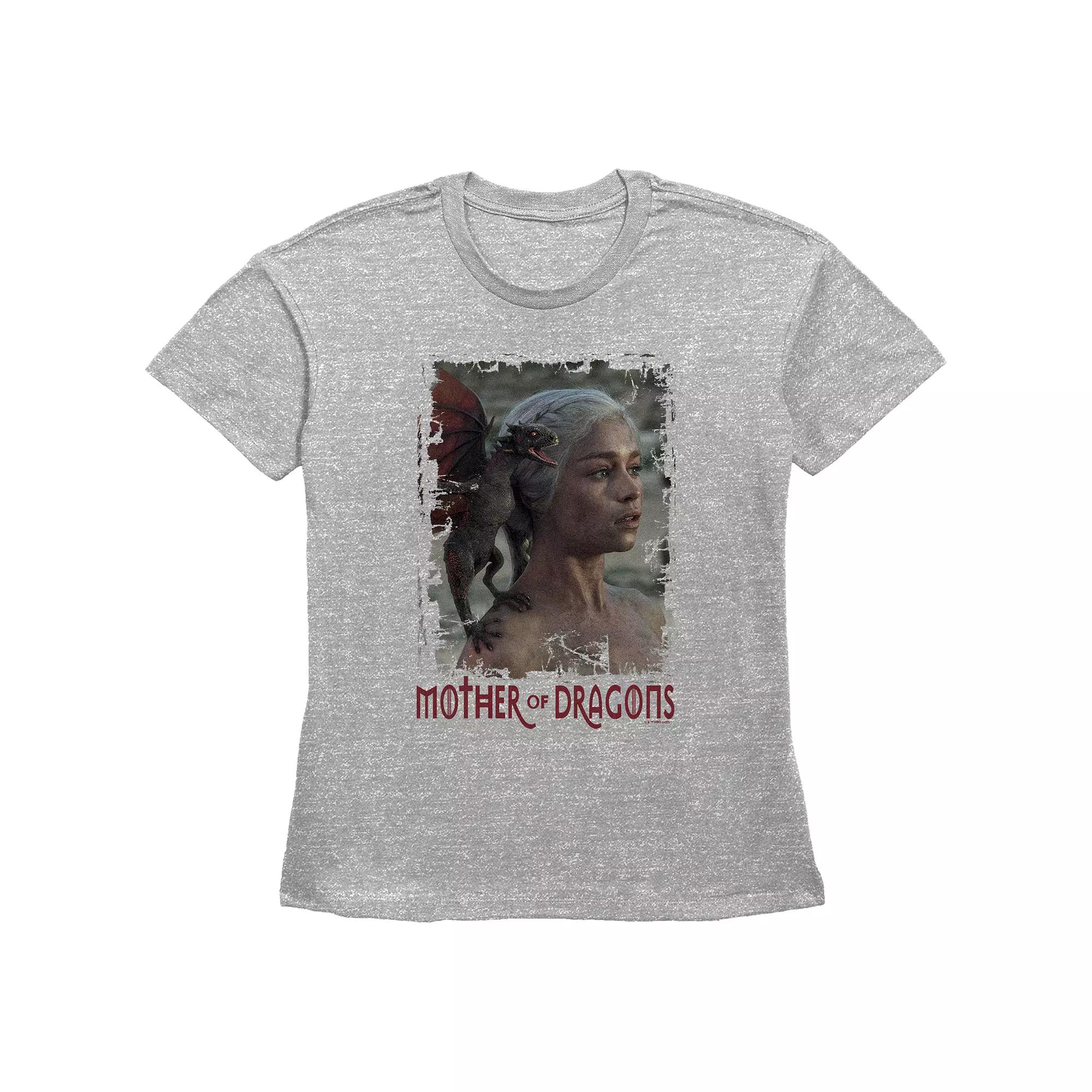 Women's Game Of Thrones Mother Of Dragons Basic Fit Graphic Tee,  Product Image
